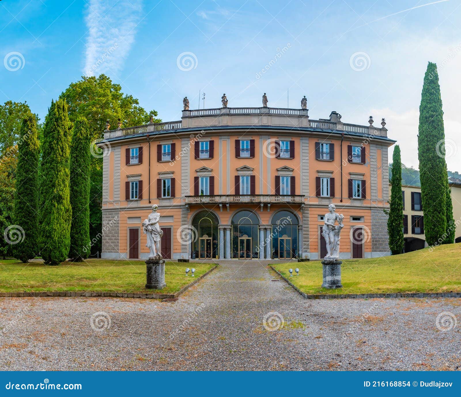 Villa Gallia at Lake Como in Italy Stock Photo Image of romantic