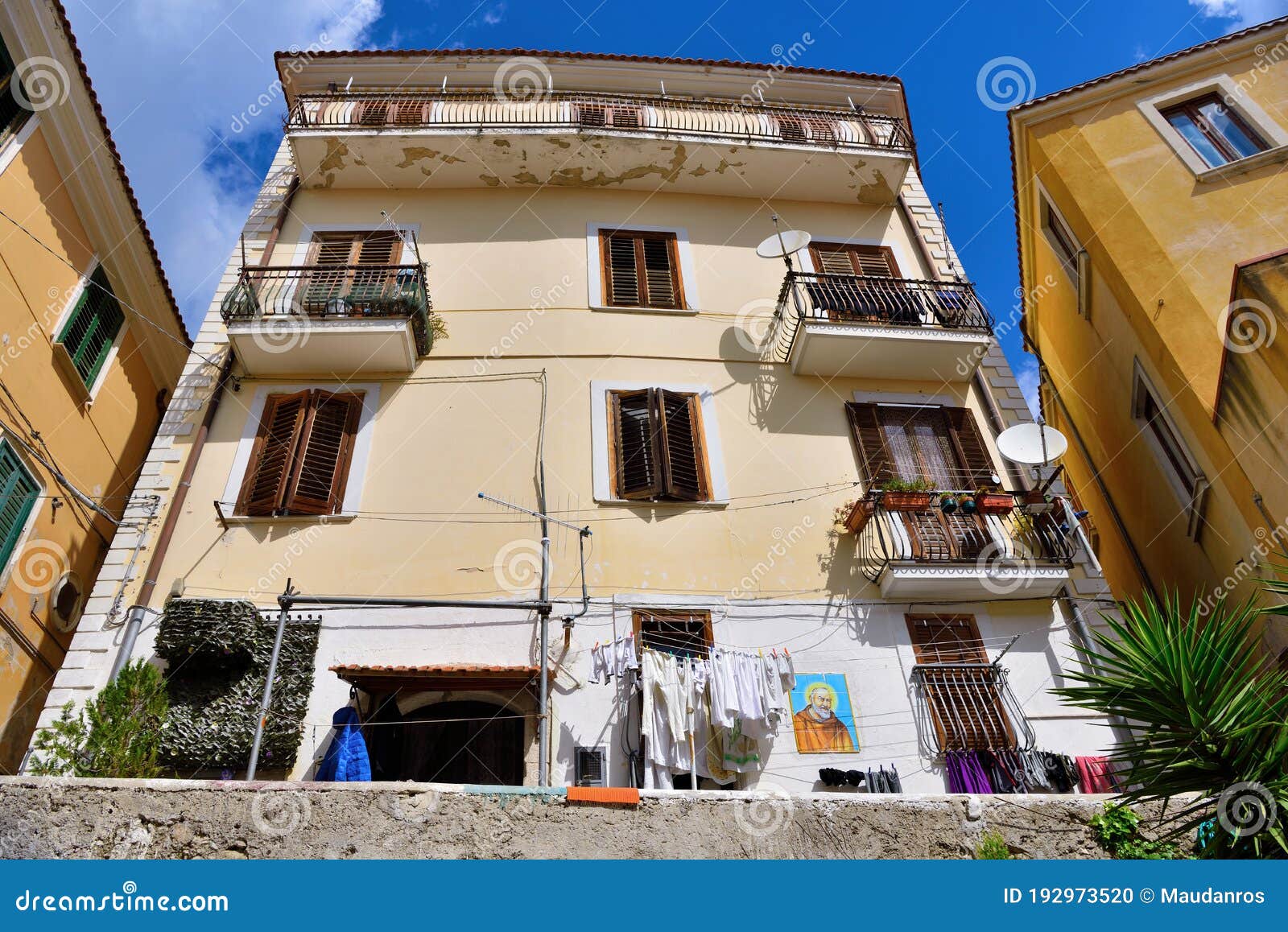 Village of Eboli Italy stock photo. Image of nature 192973520