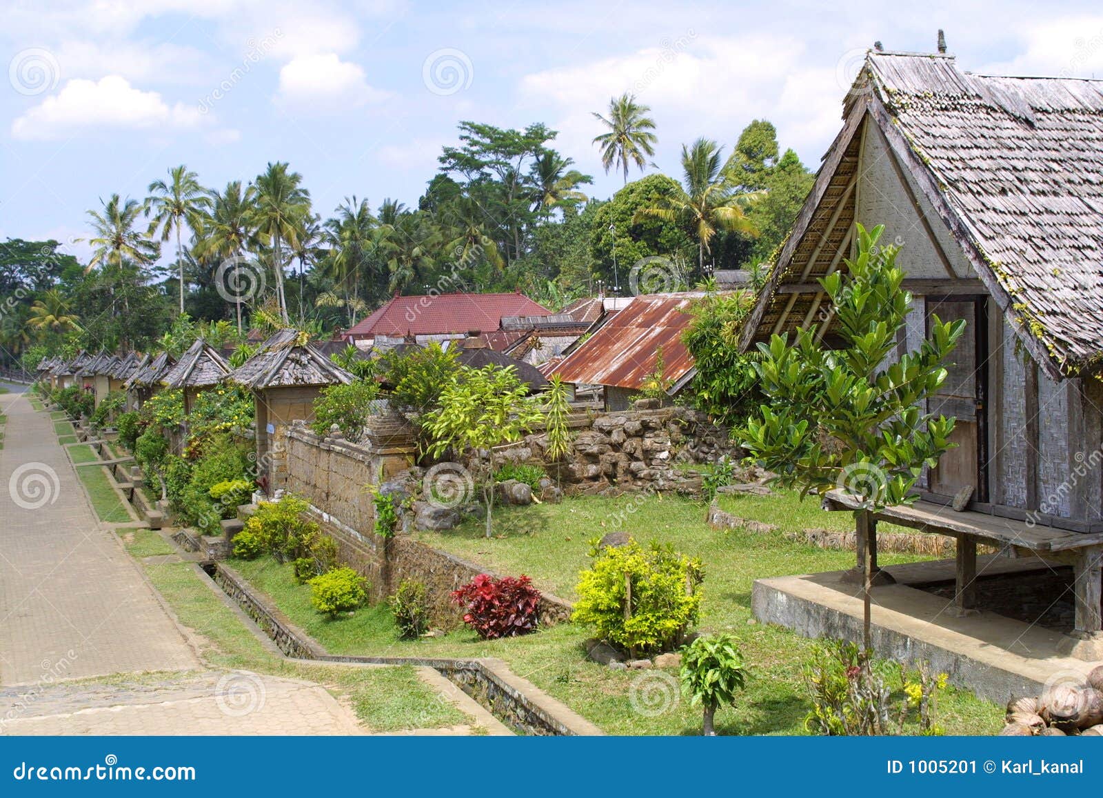 The village at garden stock image. Image of botanical 1005201