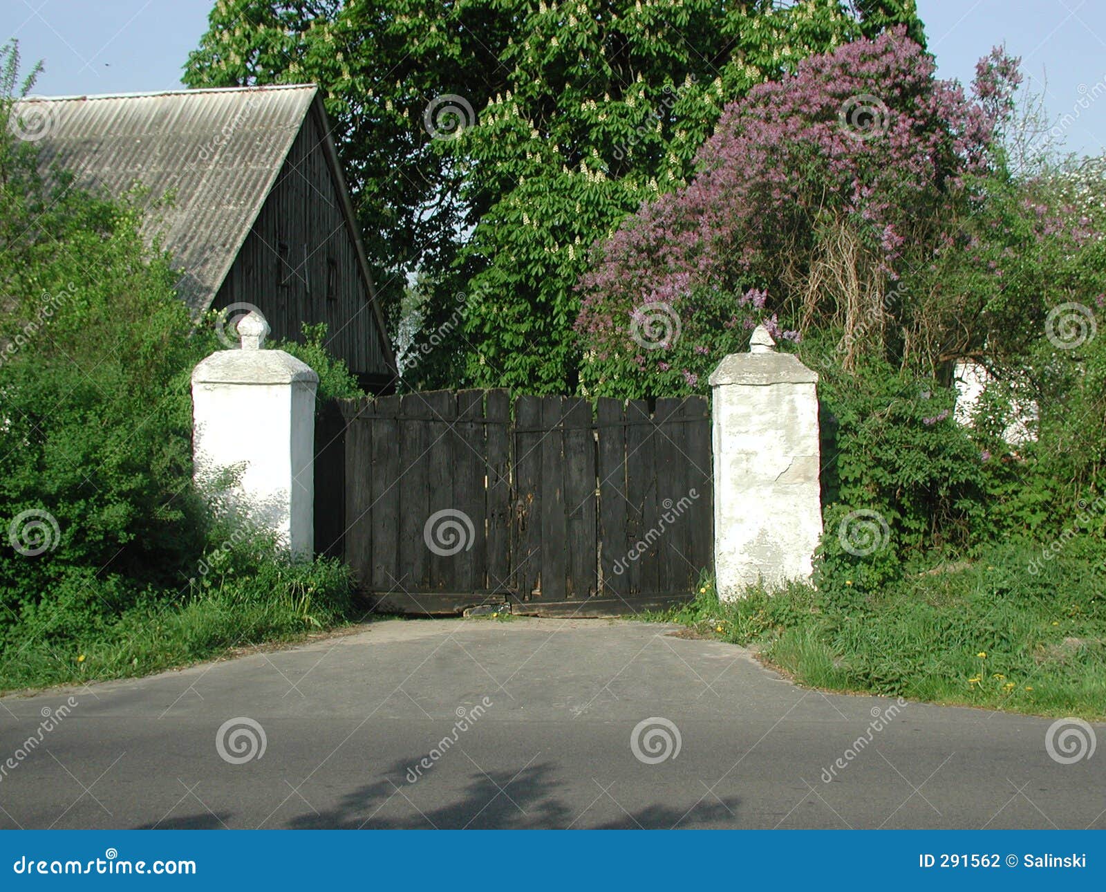 Village gate stock photo. Image of village, close, home 291562
