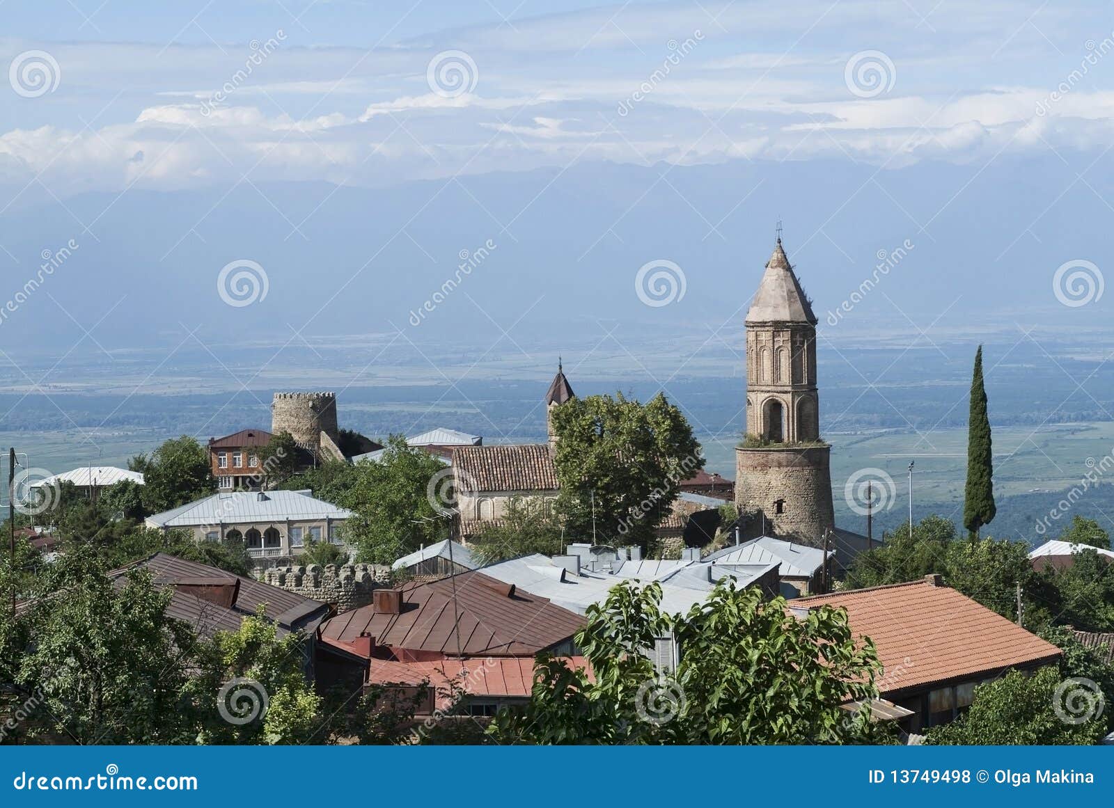 village in kakheti eastern georgia