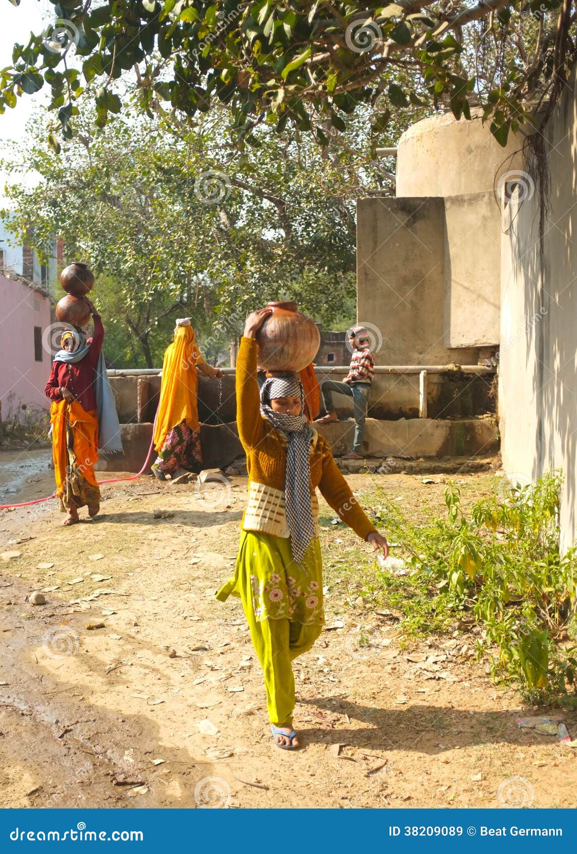 Village Life, Rural Rajasthan, India Editorial Stock Image Image