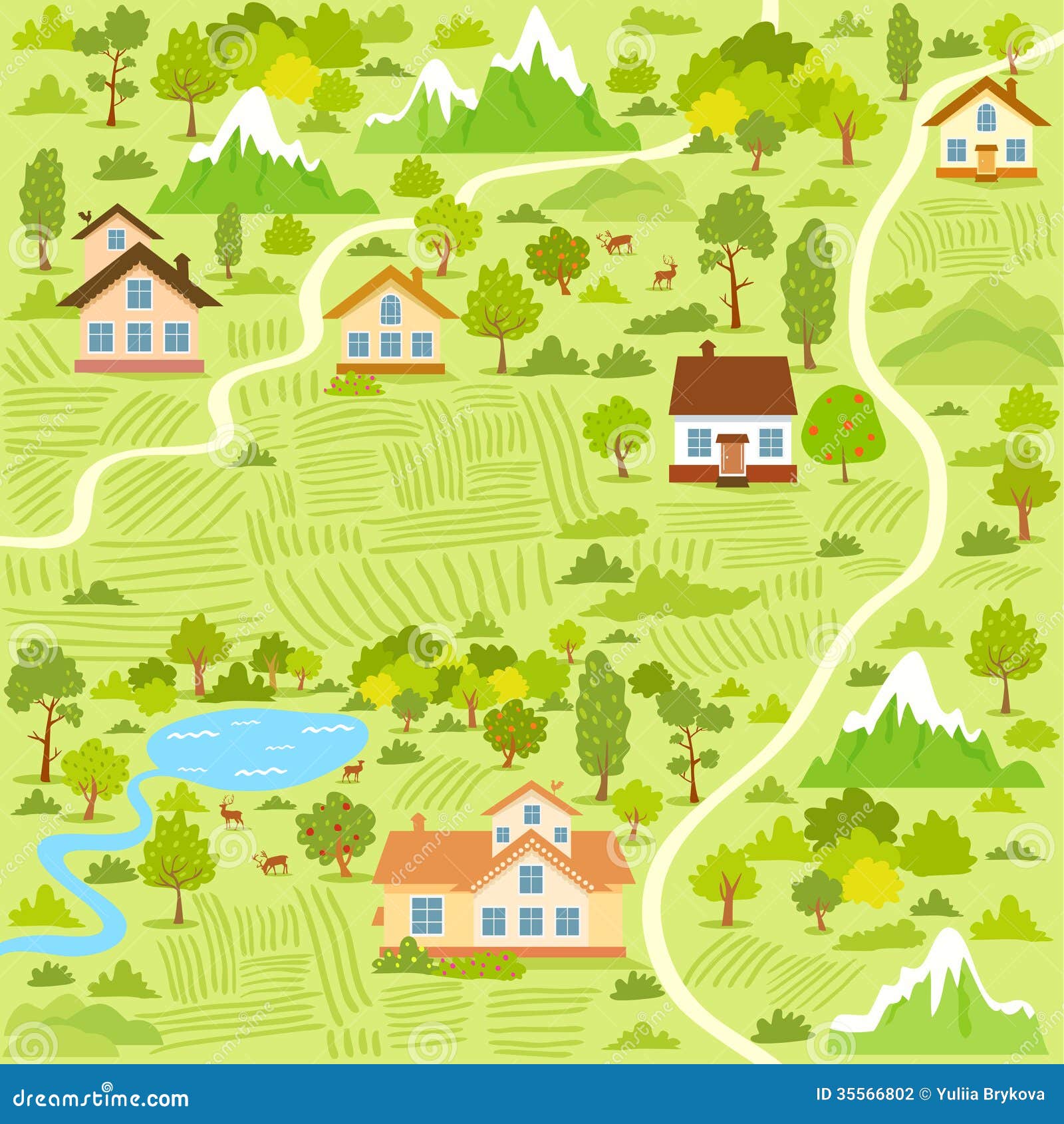 Map Village Stock Illustrations – 6,299 Map Village Stock Illustrations,  Vectors & Clipart - Dreamstime