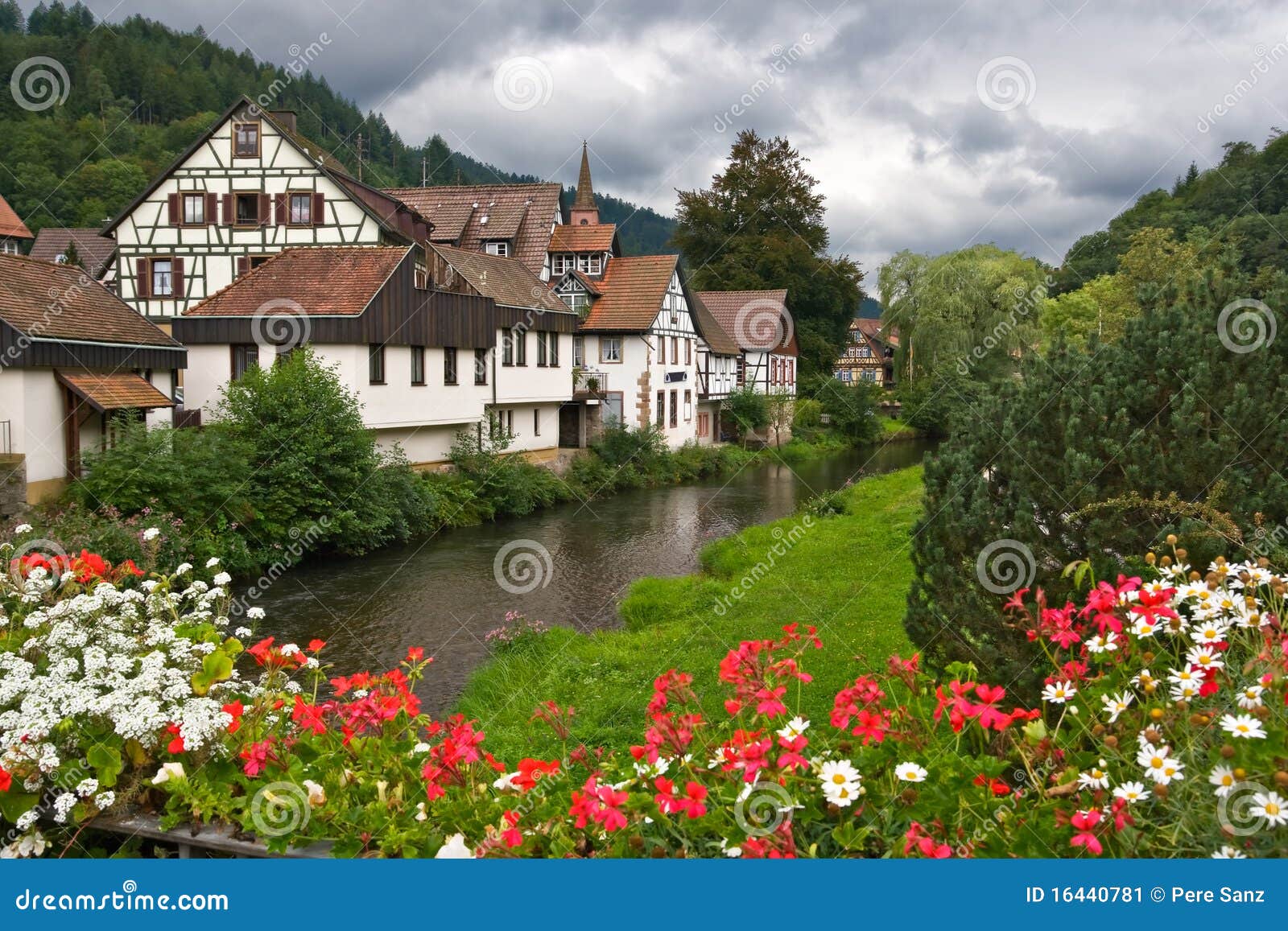 the village of schiltach in germany