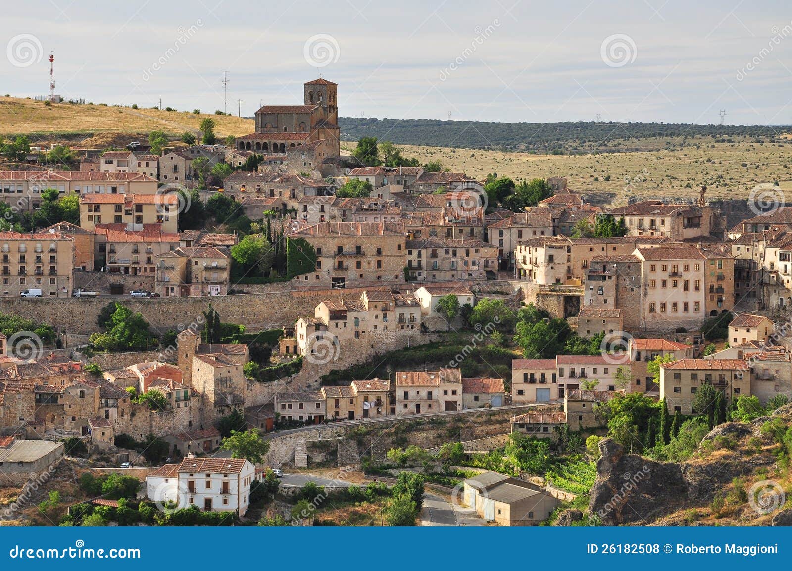 sepulveda, spanish old village in segovia, castile, spain