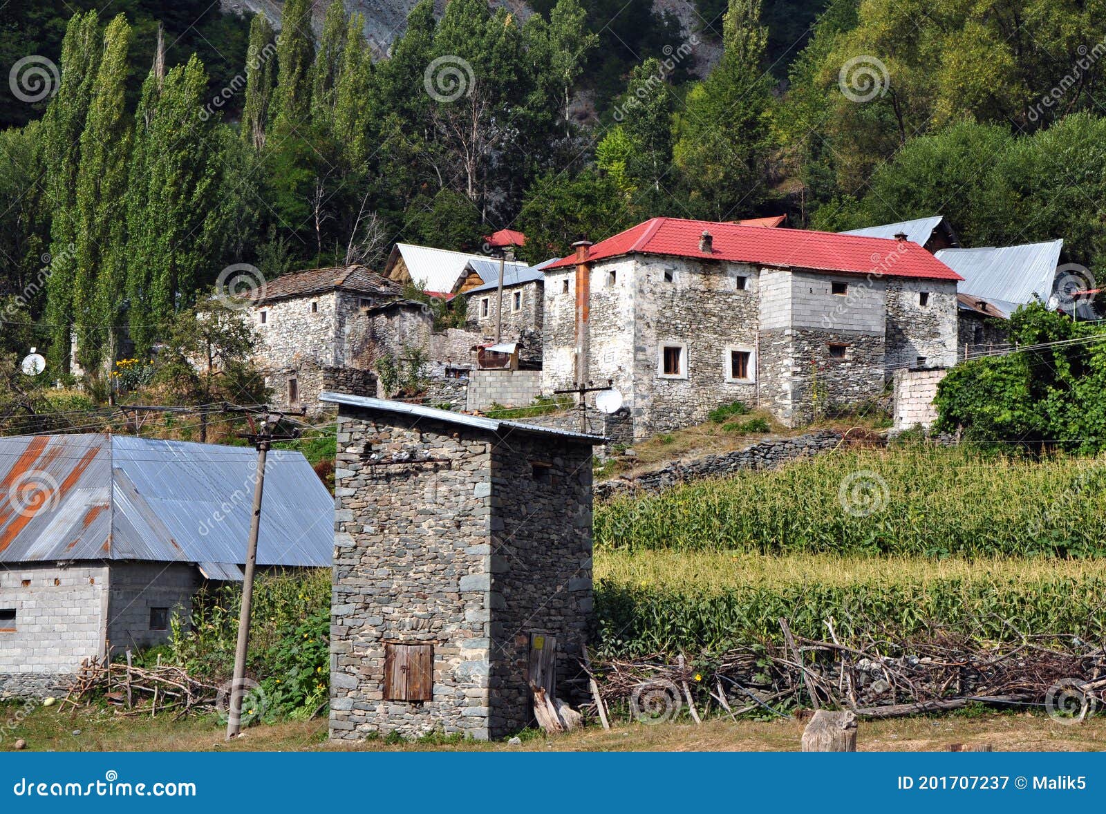 village Ãâ¡ajÃÂ« is located between two rivers that flow into the black drin river, at the foot of mount korab, albania