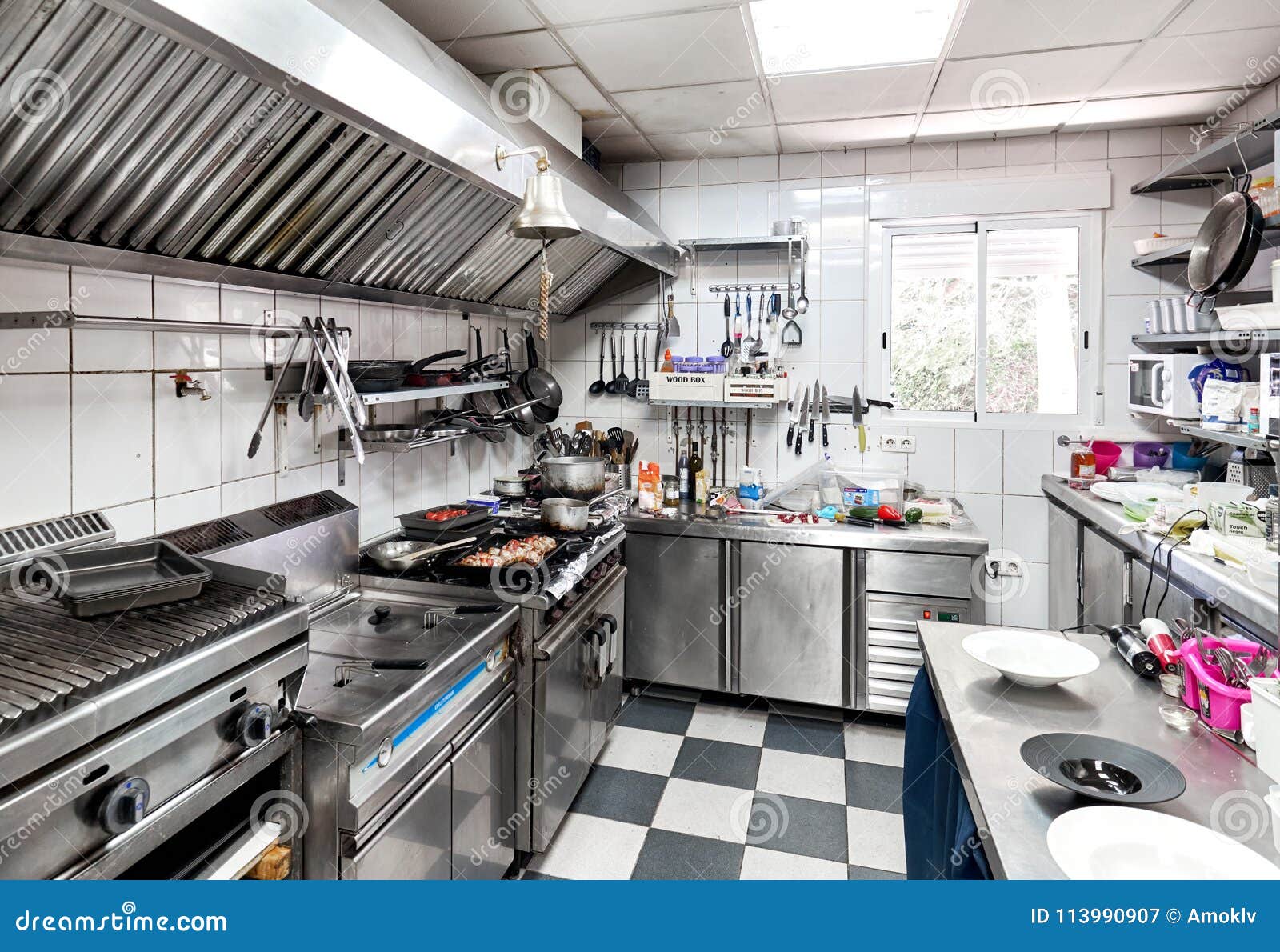 Work Surface and Kitchen Equipments Editorial Photography Image of