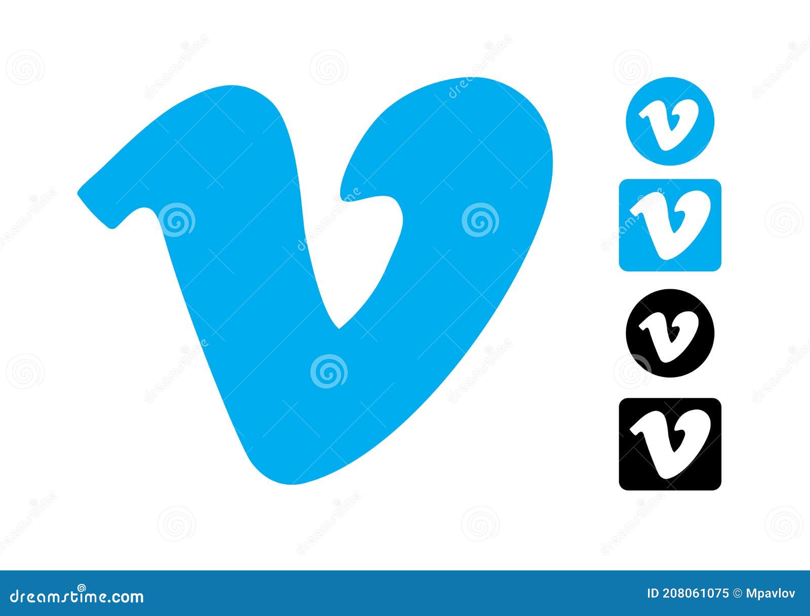 Vimeo Vector Logo Stock Illustrations – 611 Vimeo Vector Logo Stock
