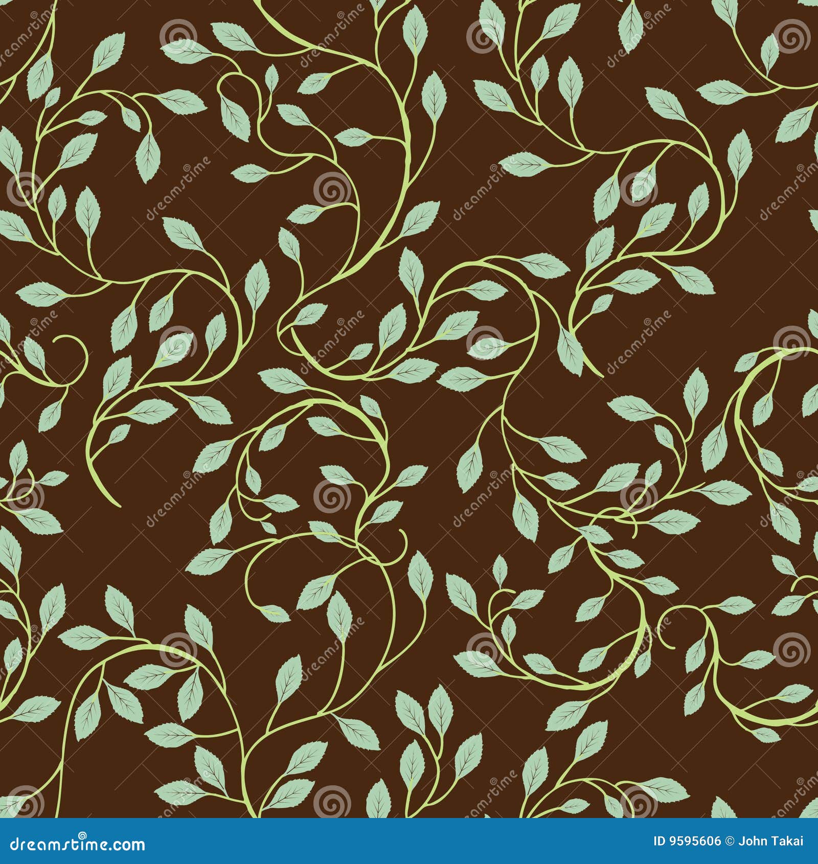 Vine Background Pattern Royalty Free Stock Image Image 9595606