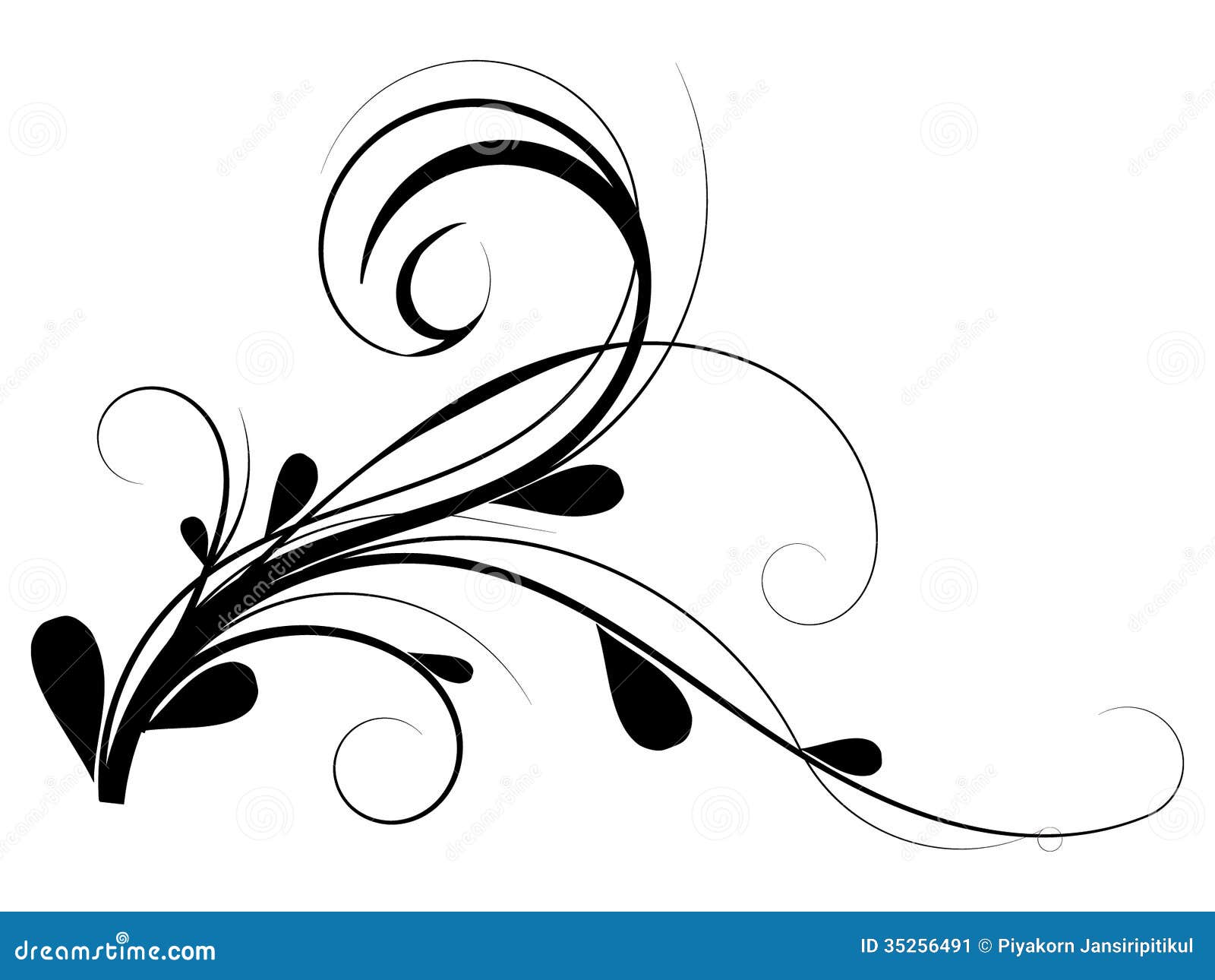 Vine Flourish Clip Art Vine Flourish Clip Art