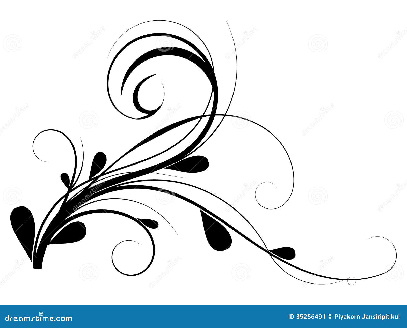 Vine Flourish Clip Art