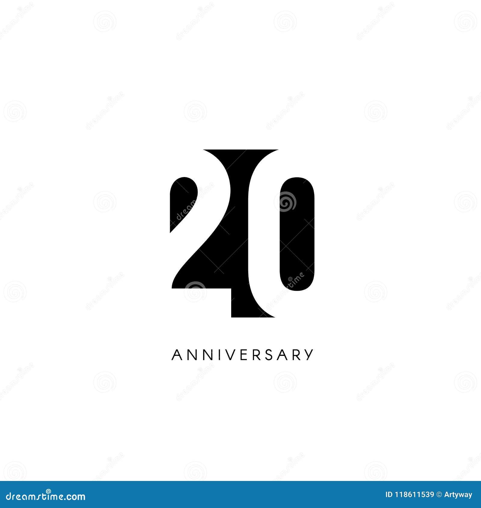 Vingt Anniversaire Logo Minimalistic Vingtieme Annees eme Jubile Carte De Voeux Invitation D Anniversaire Signe De Ans Illustration De Vecteur Illustration Du Jubile Signe Vingt Anniversaire Logo Minimalistic Vingtieme Annees eme Jubile Carte De Voeux Invitation D Anniversaire Signe De Ans Illustration De Vecteur Illustration Du Jubile Signe