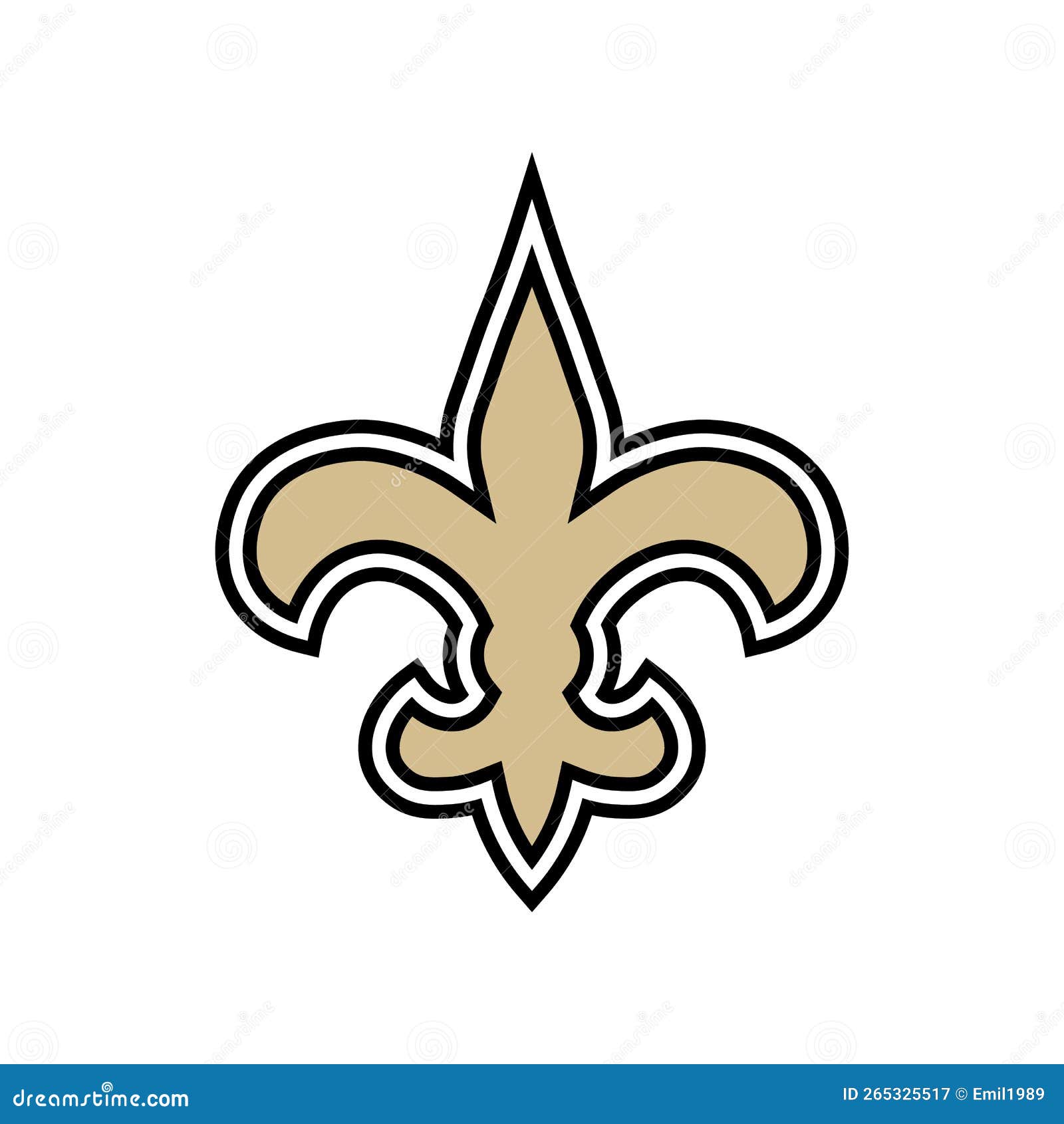 New Orleans Saints Logo Vector Illustration | CartoonDealer.com #136003728