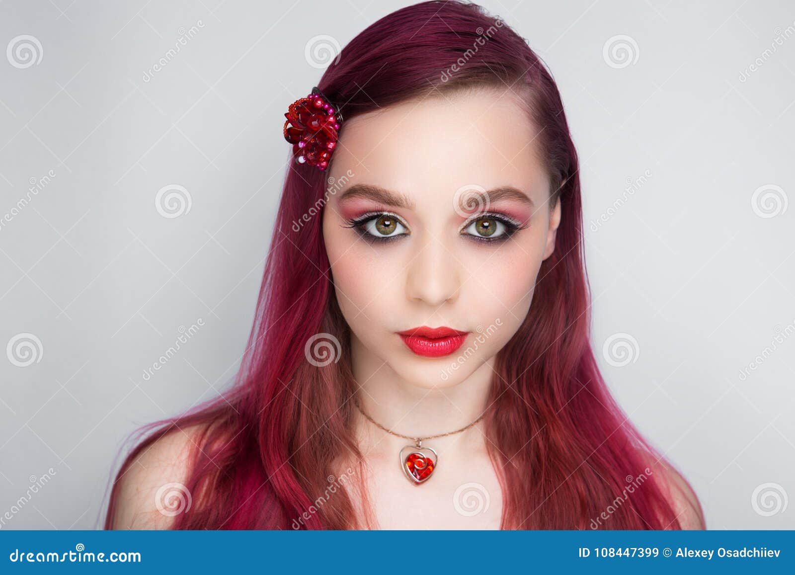 Woman Red Hair Stock Image Image Of Head Hair Expressive