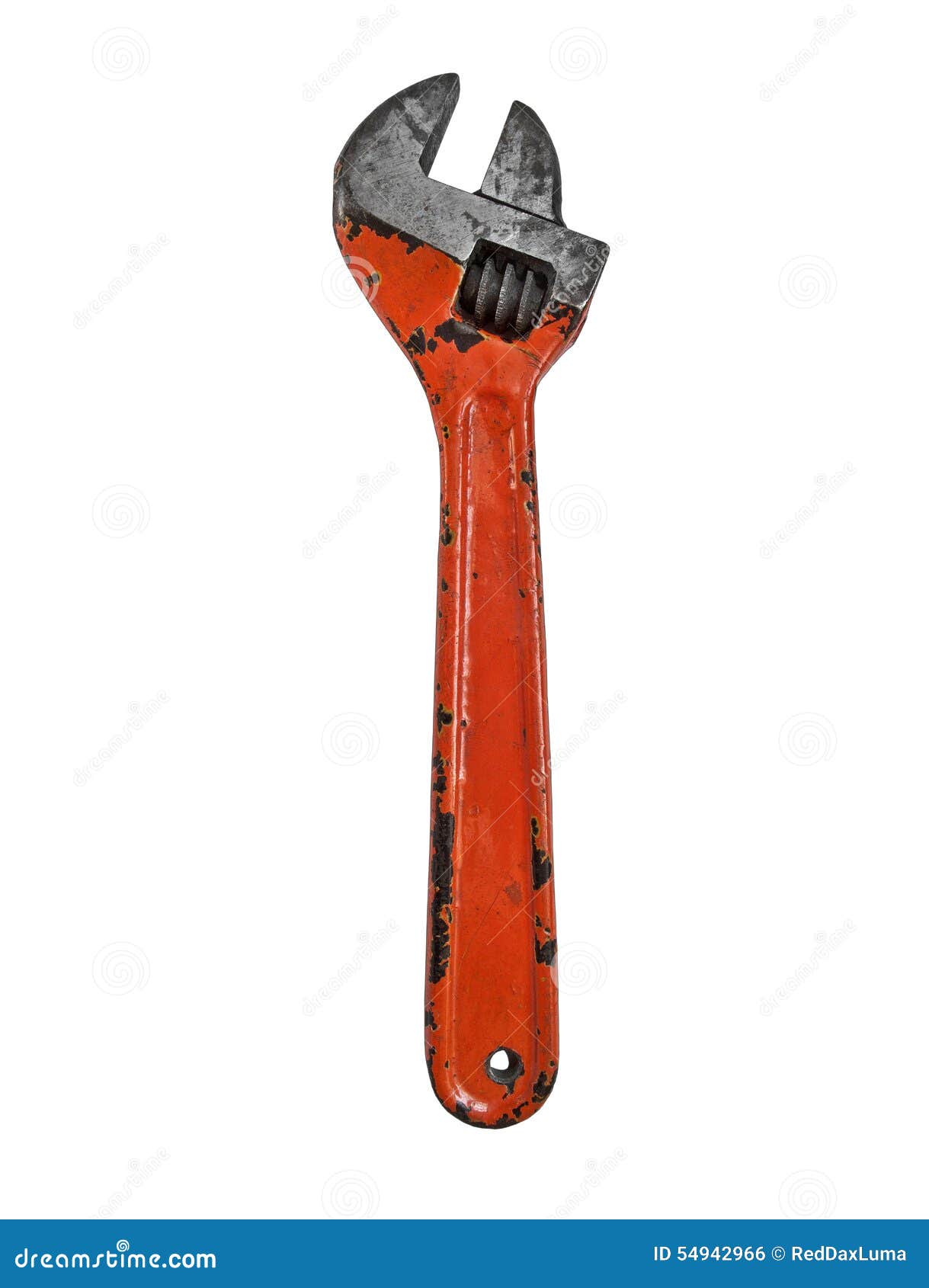 Vintage adjustable wrench stock photo. Image of wrench 54942966