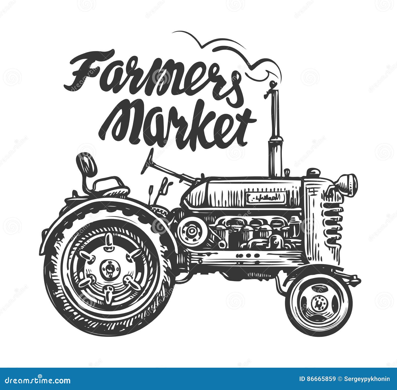 Farmers Market Banner Art  Food Illustration  Jennifer Hines  Food  Illustrator  Lettering Artist  Jennifer Hines