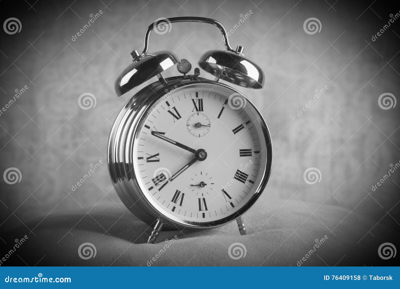 Vintage alarm clock stock photo. Image of pointer, precise 76409158
