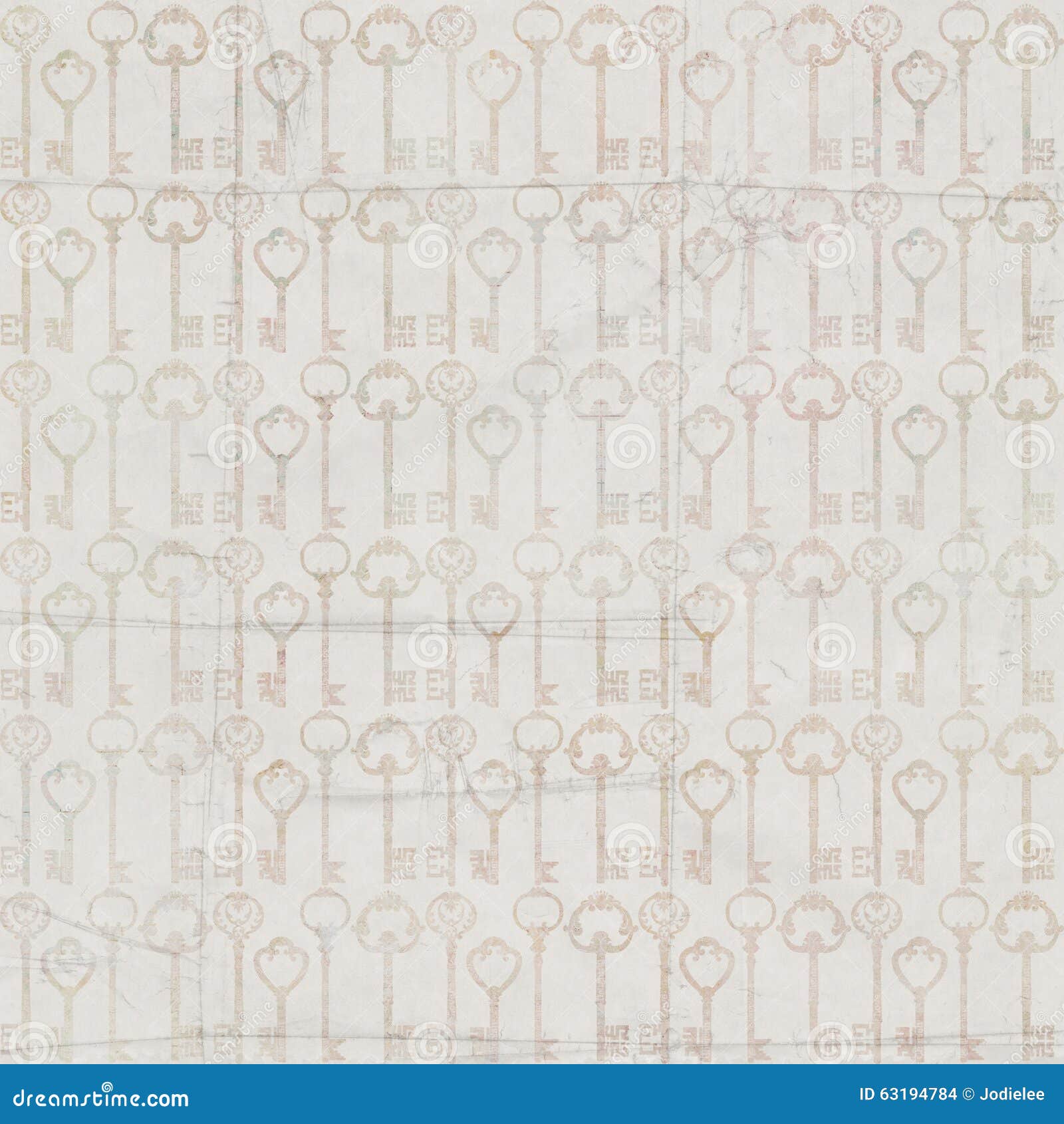 vintage antique grey key seamless repeat pattern