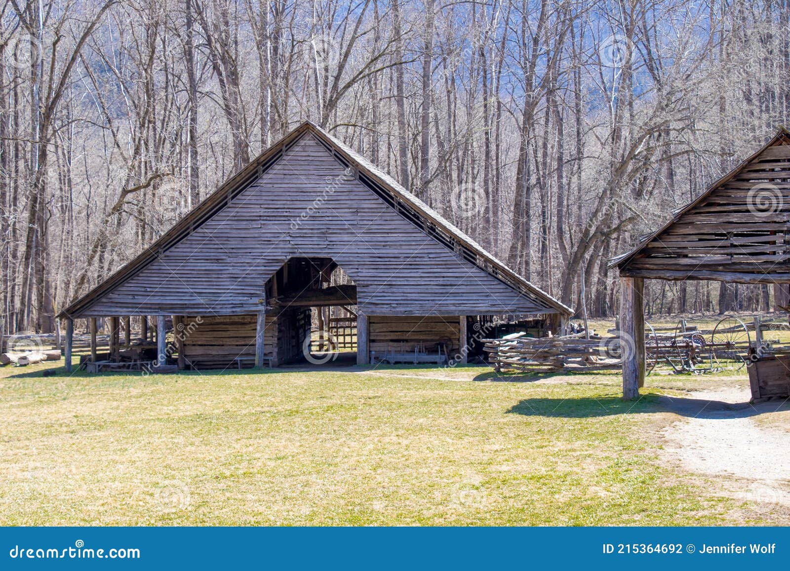 Old Appalachian barns