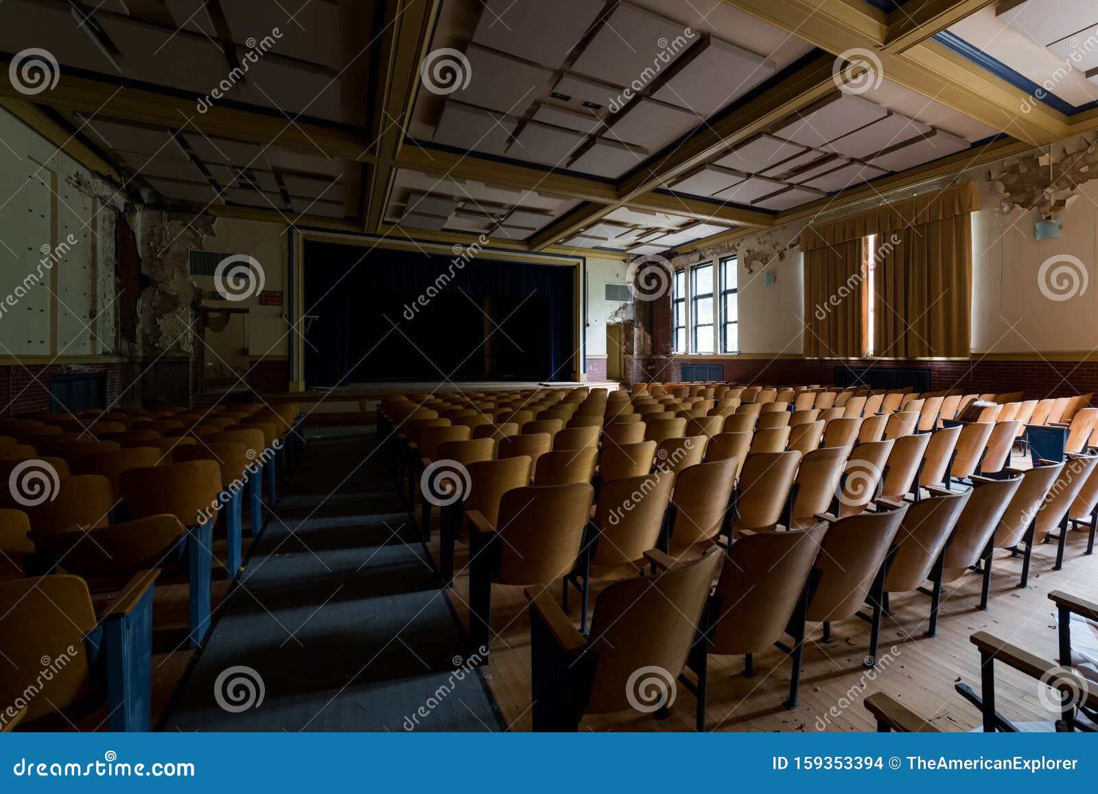 Vintage Auditorium Abandoned Gladstone School Pittsburgh