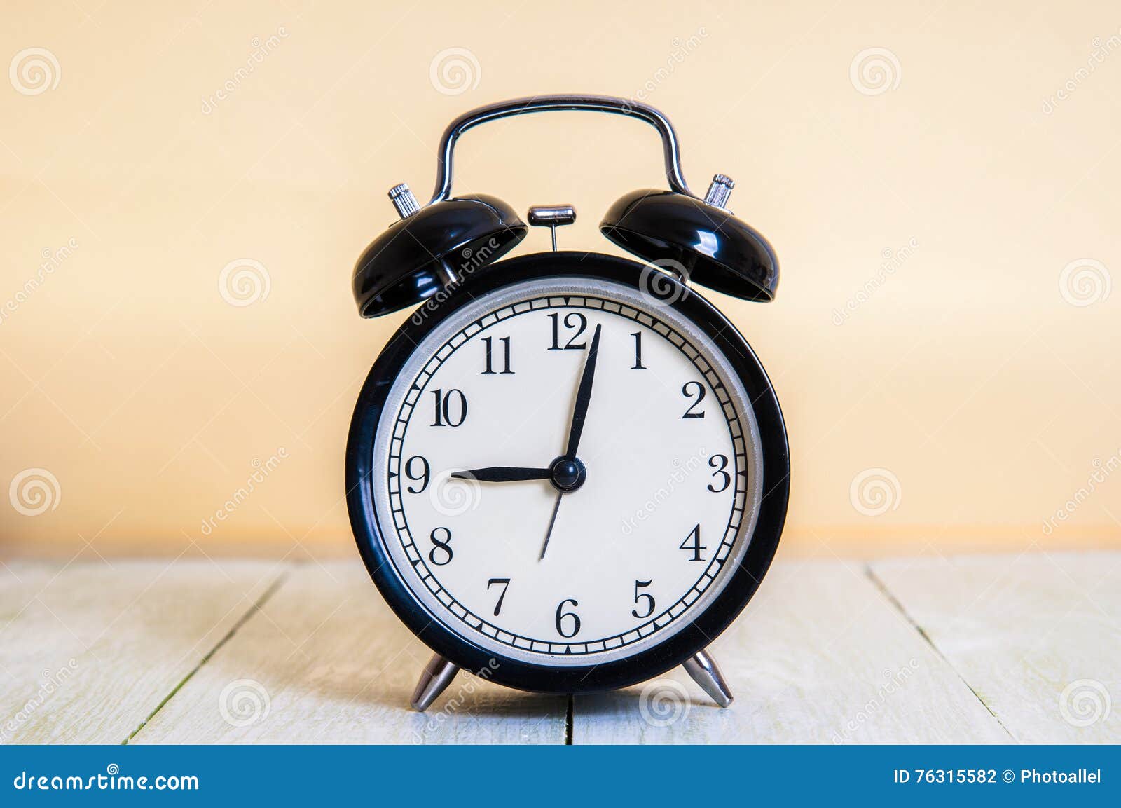 Vintage Background With Retro Alarm Clock 9pm Am On Wooden Table Stock Photo Image Of Countdown Place