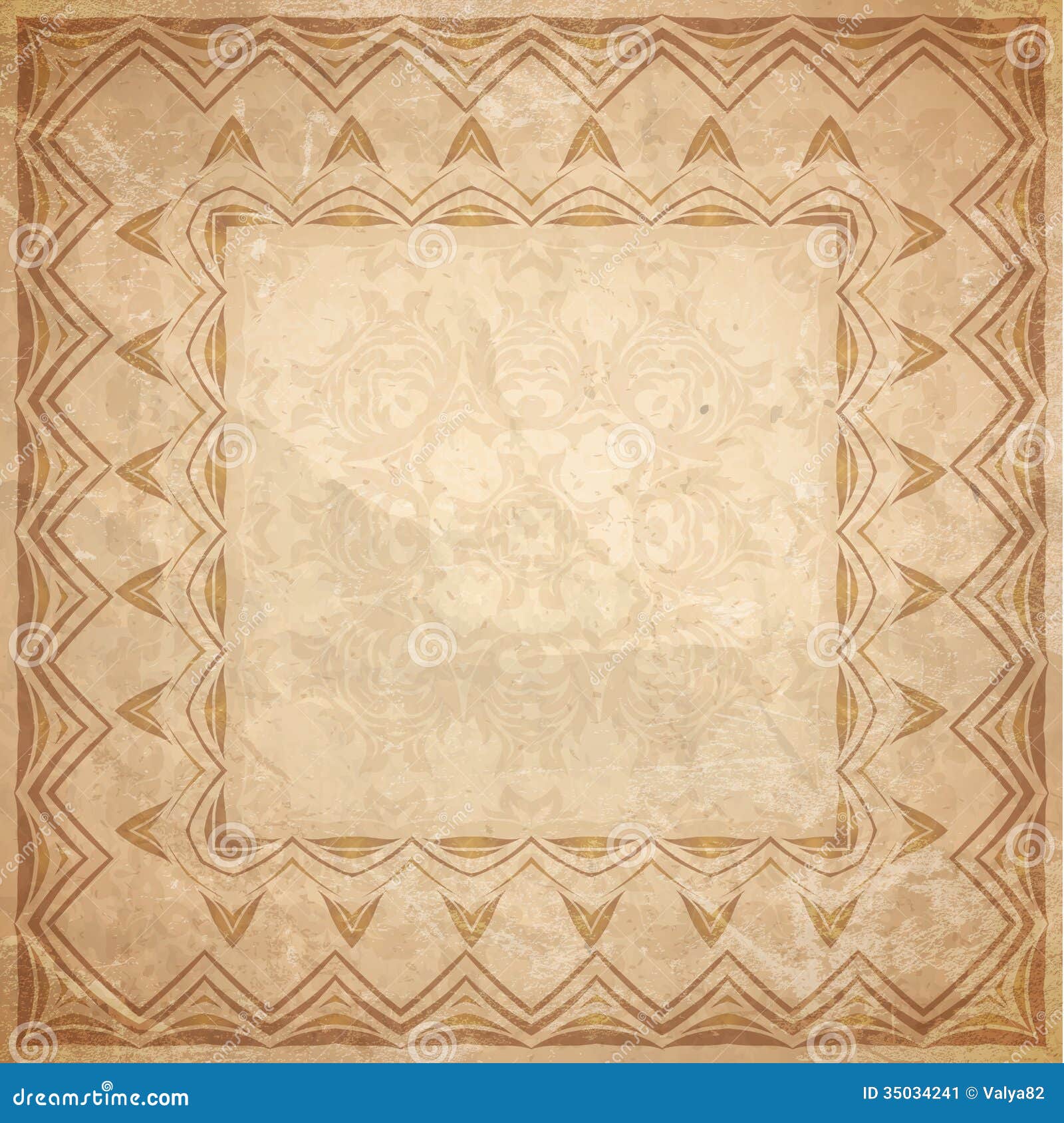 Vintage Background, Template for Design. Stock Vector Illustration of