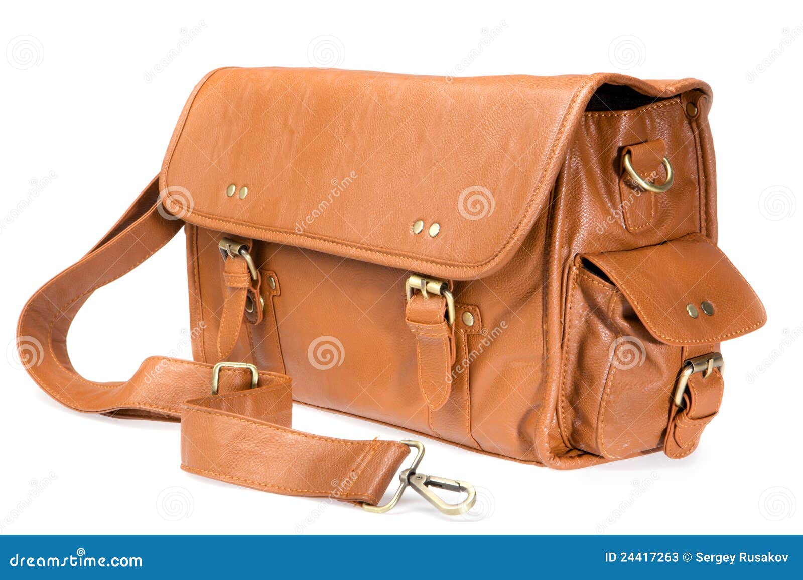 Vintage bag. Side view. stock image. Image of white, style - 24417263