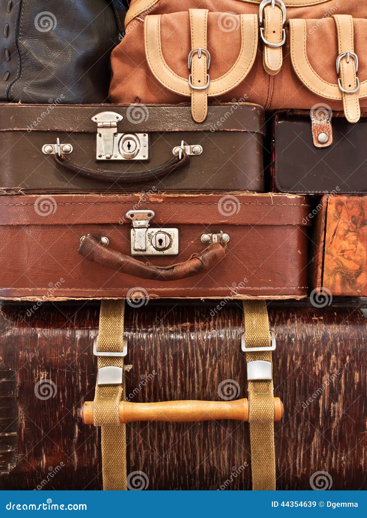 Vintage baggage stock image. Image of clipping, baggage 44354639