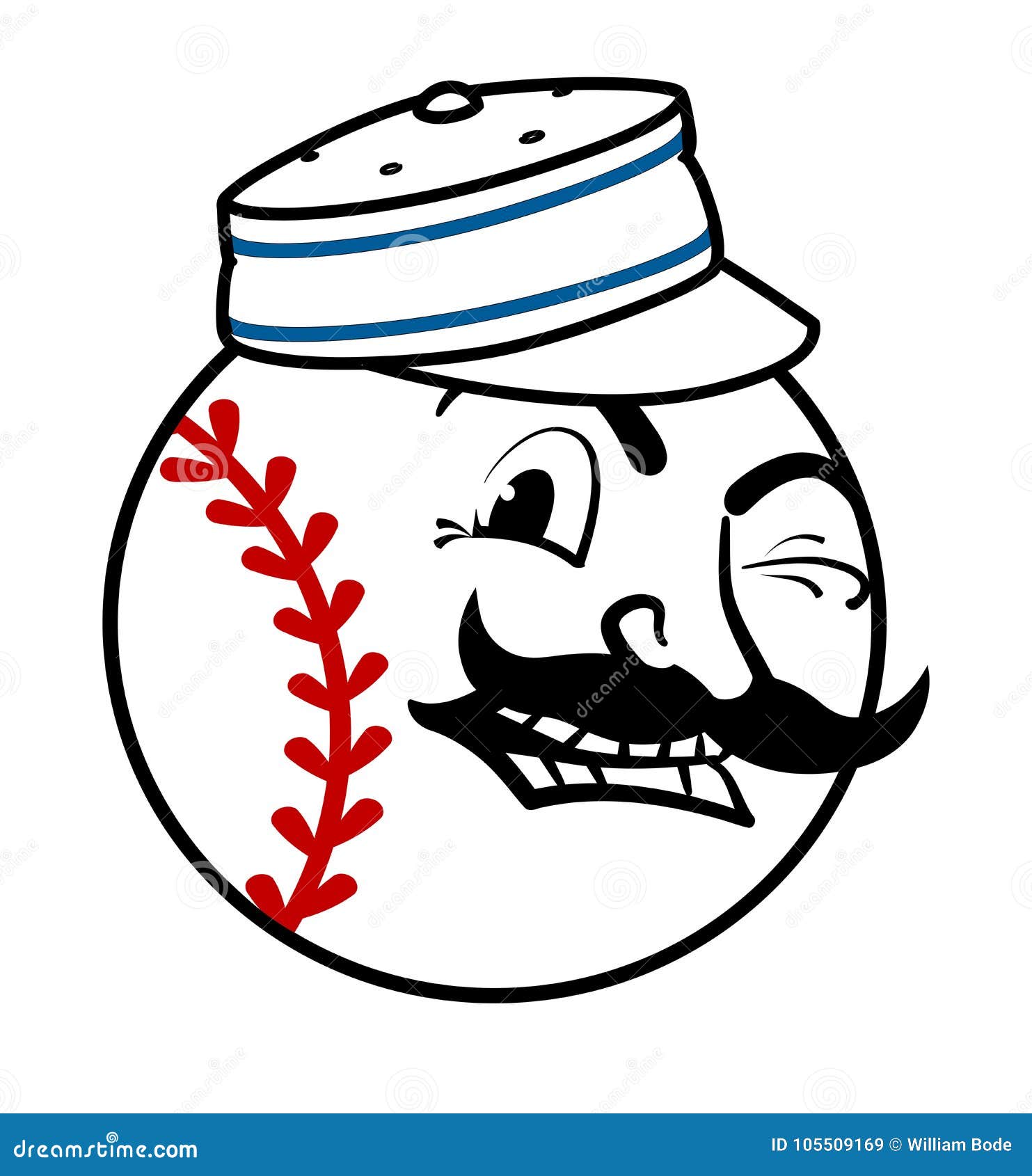 Vintage Baseball Logo Like Reds Stock Illustration - Illustration of face,  baseball: 105509169