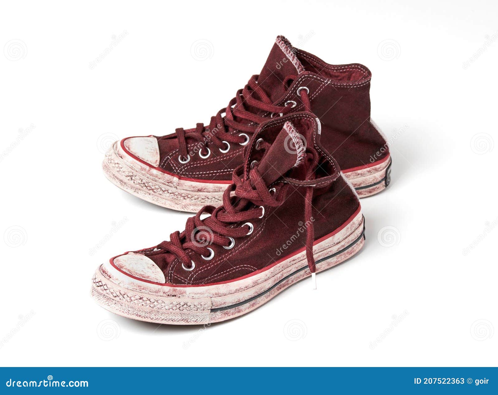 Vintage basket shoes stock image. Image of retro, rough - 207522363