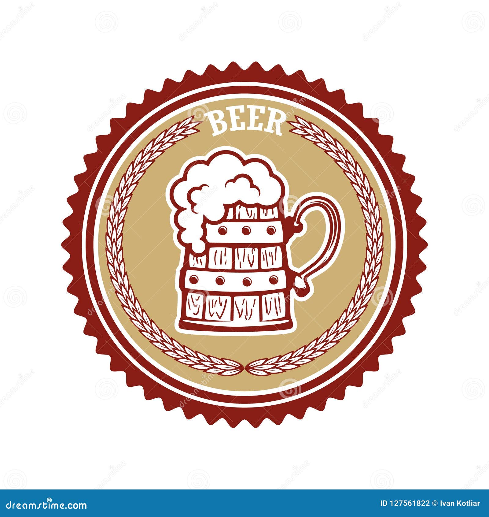 Vintage Beer Label. Design Elements for Logo, Label, Emblem, Sign, Menu ...