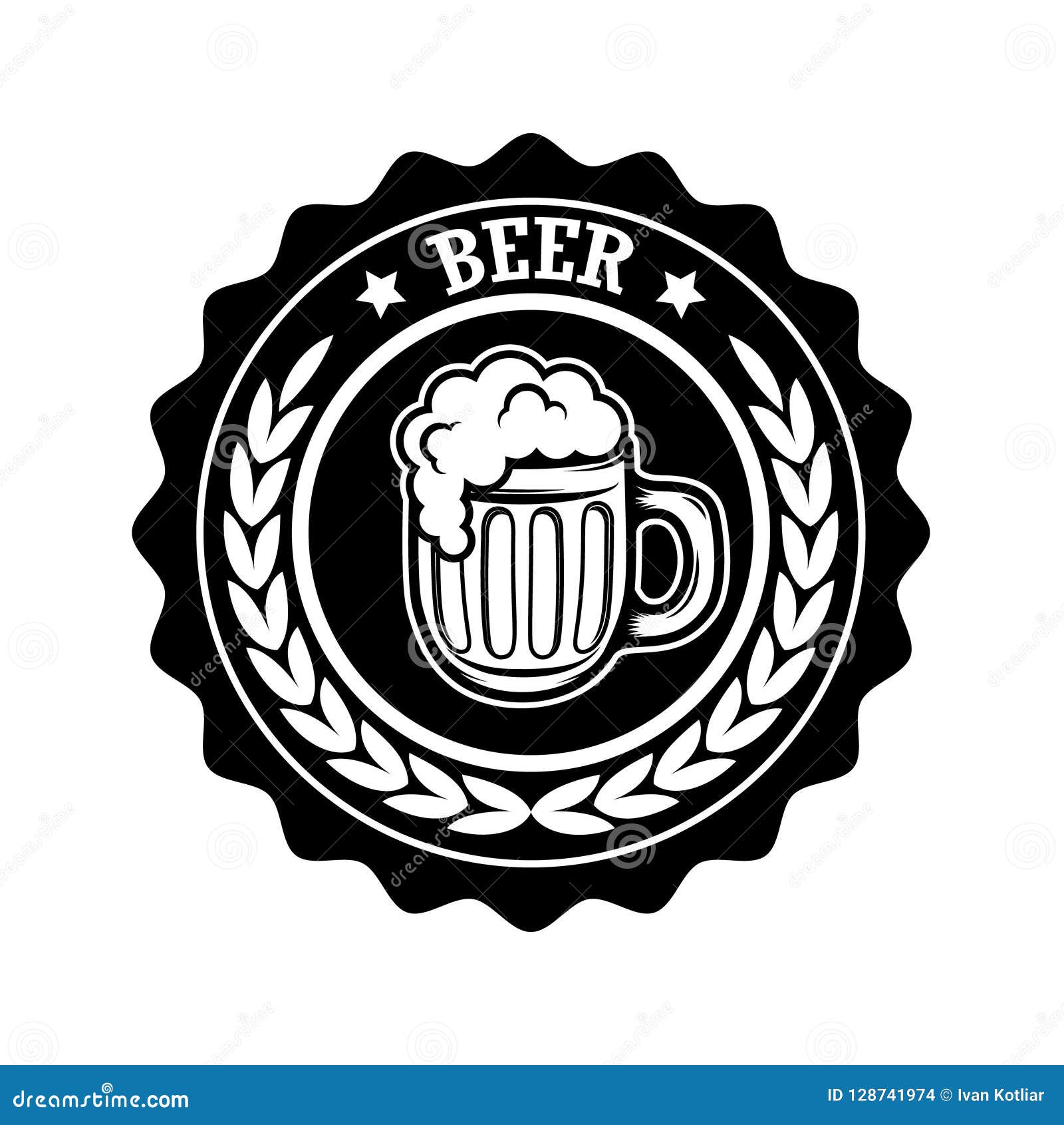 Vintage Beer Label. Design Elements for Logo, Label, Emblem, Sign, Menu ...