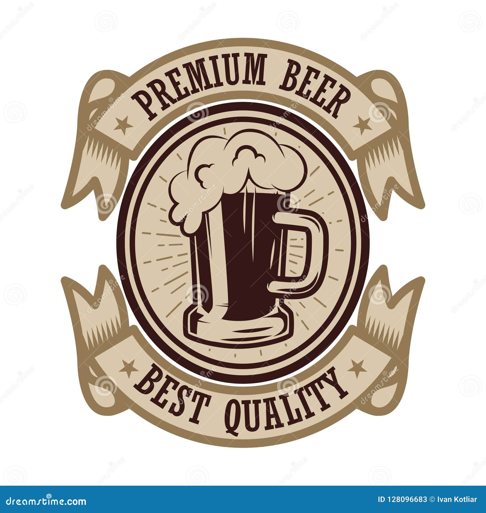 Vintage Beer Label. Design Elements for Logo, Label, Emblem, Sign, Menu ...