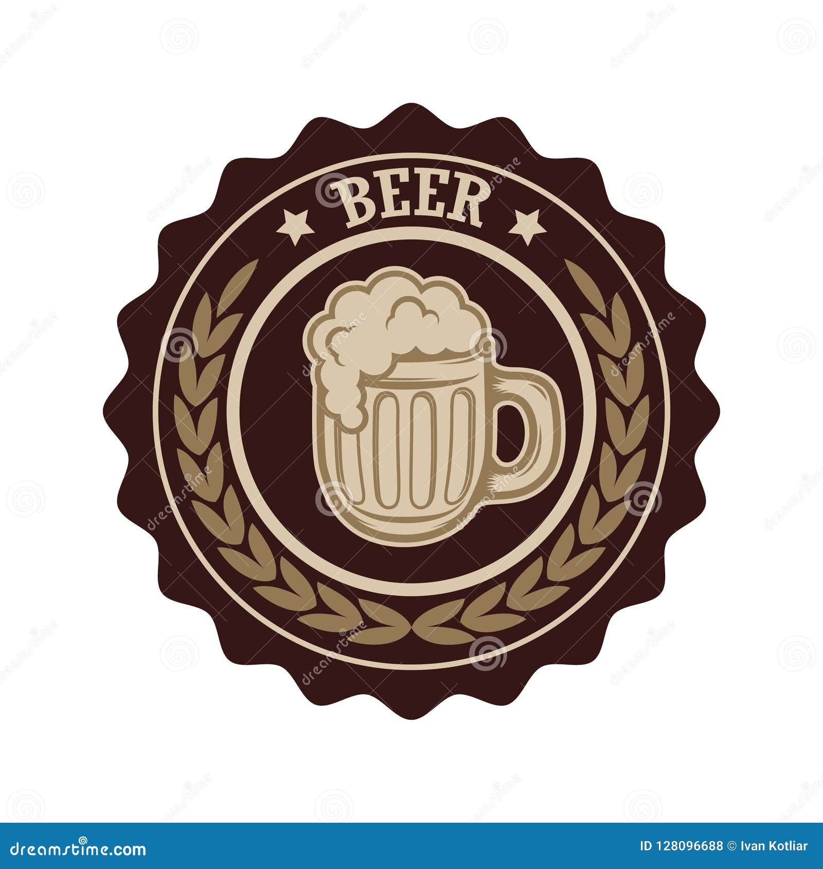 Vintage Beer Label. Design Elements for Logo, Label, Emblem, Sign, Menu ...