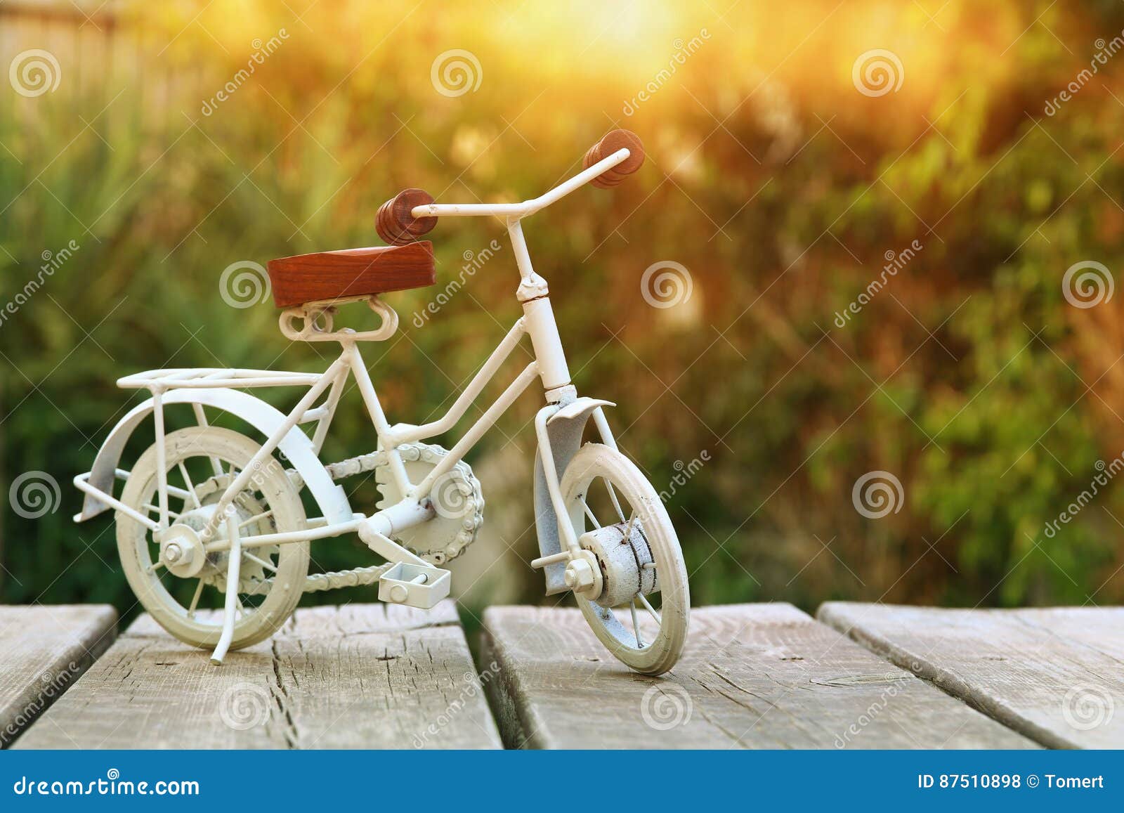 Vélo Miniature À La Main Banque D'Images et Photos Libres De