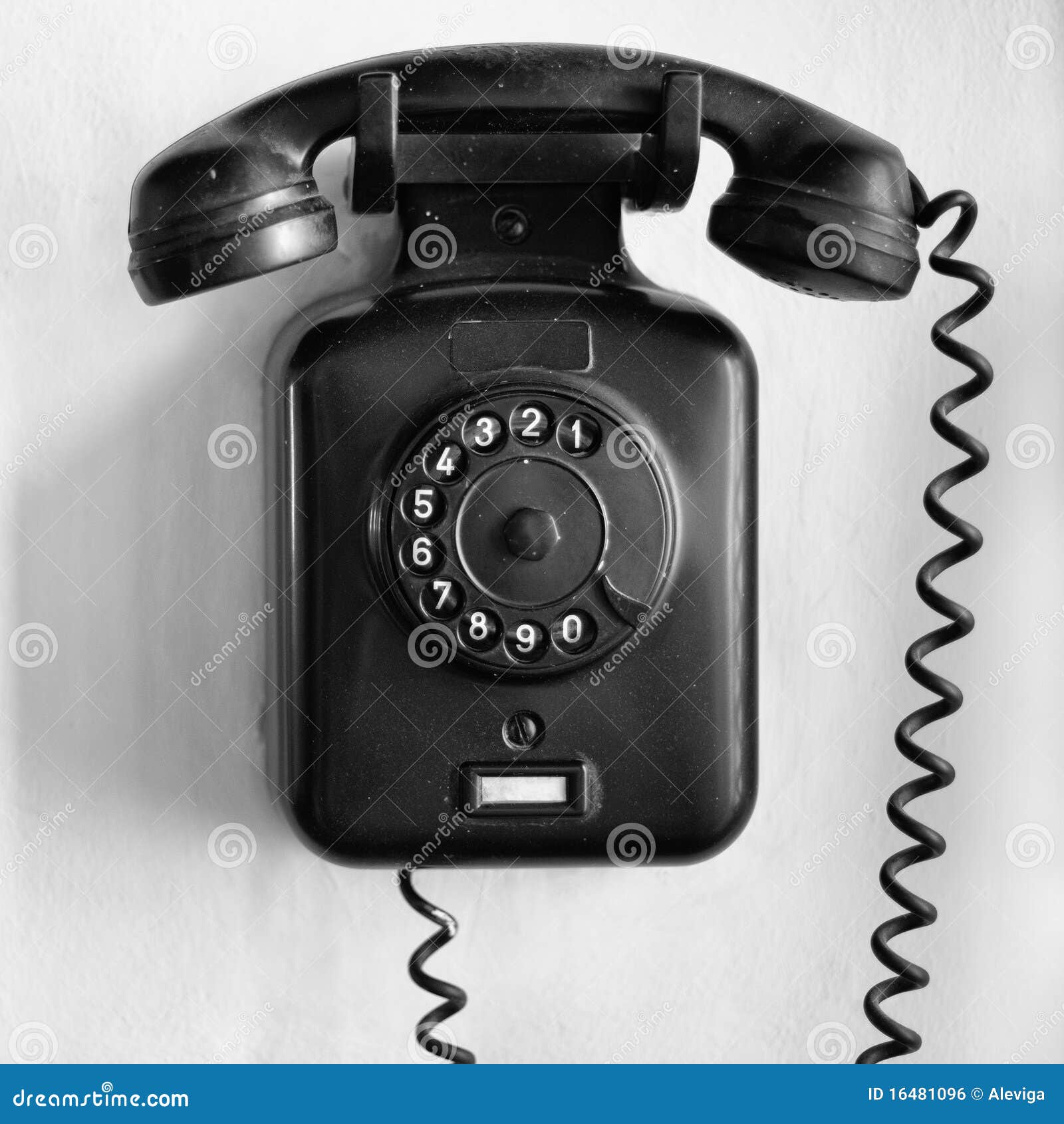 Vintage Black Wall Telephone Stock Photo Image of concept, fashioned 16481096