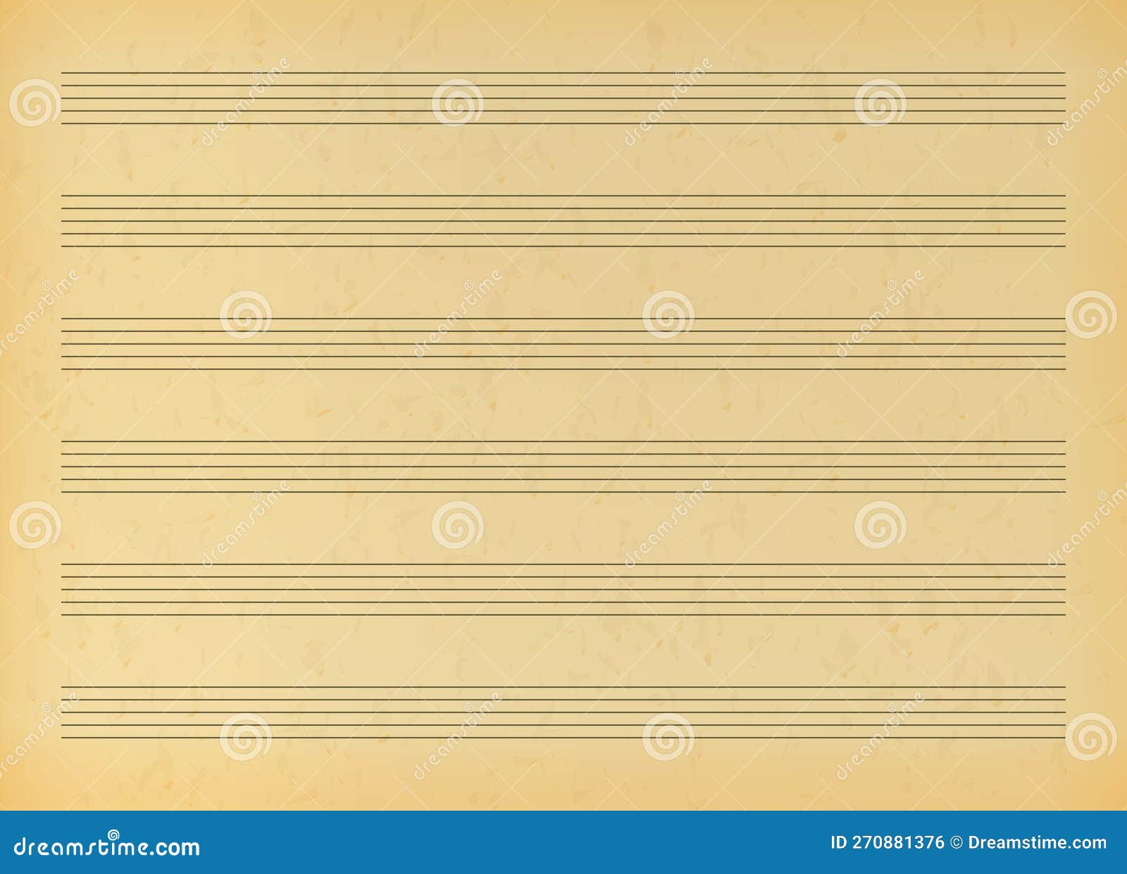 Grungy Blank Paper Sheet For Musical Notes Stock Photo - Download Image Now  - Sheet Music, Blank, Empty - iStock