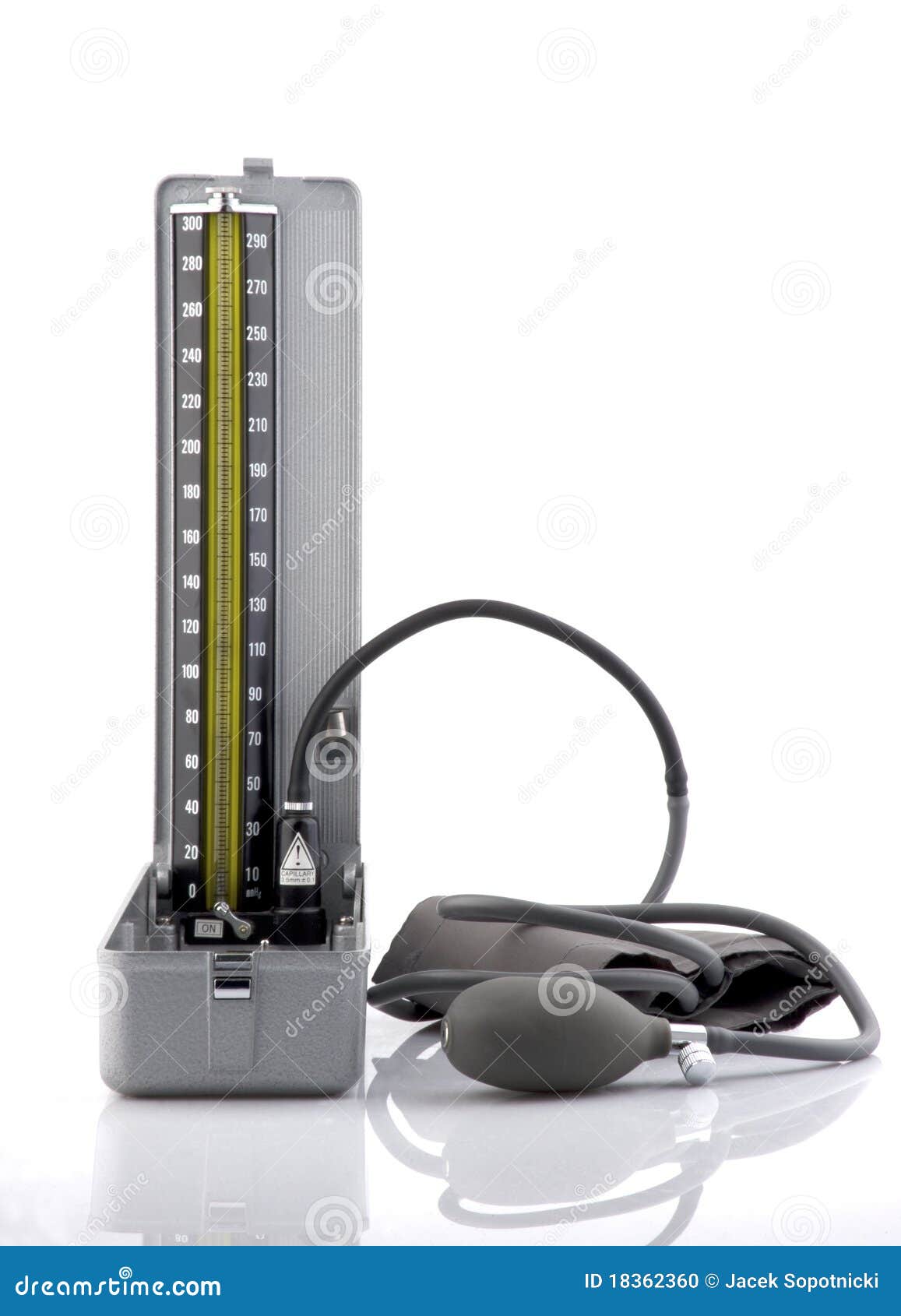 Vintage Blood Pressure Gauge Manometer Stock Photo Image of