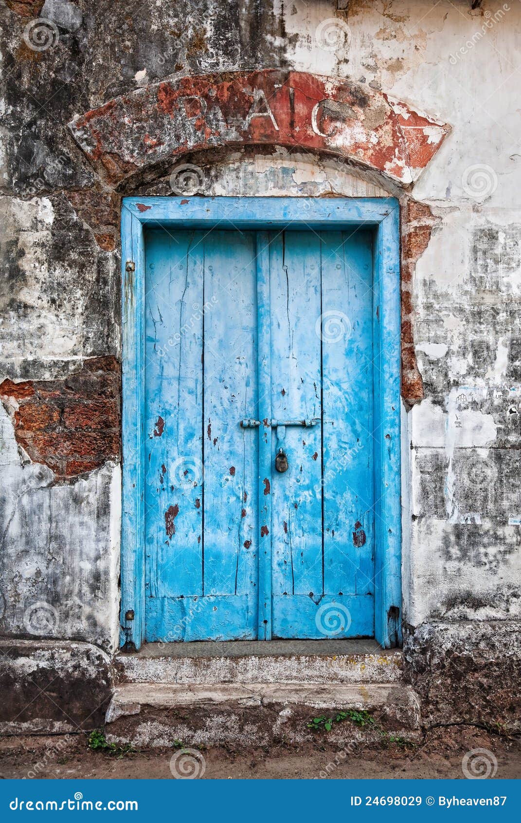 Vintage Blue Door Royalty Free Stock Images - Image: 24698029