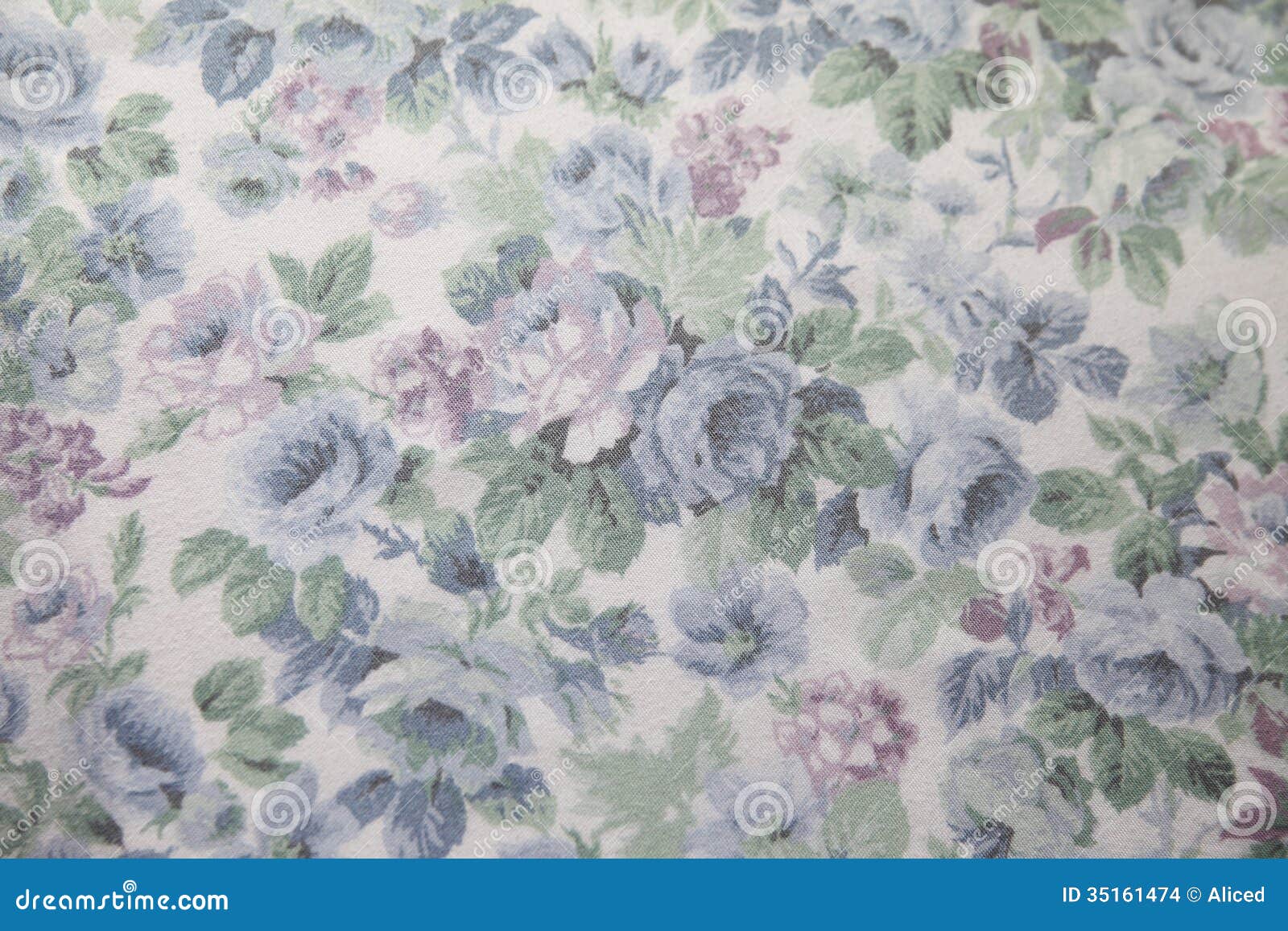 Vintage blue rose fabric stock photo. Image of background 35161474