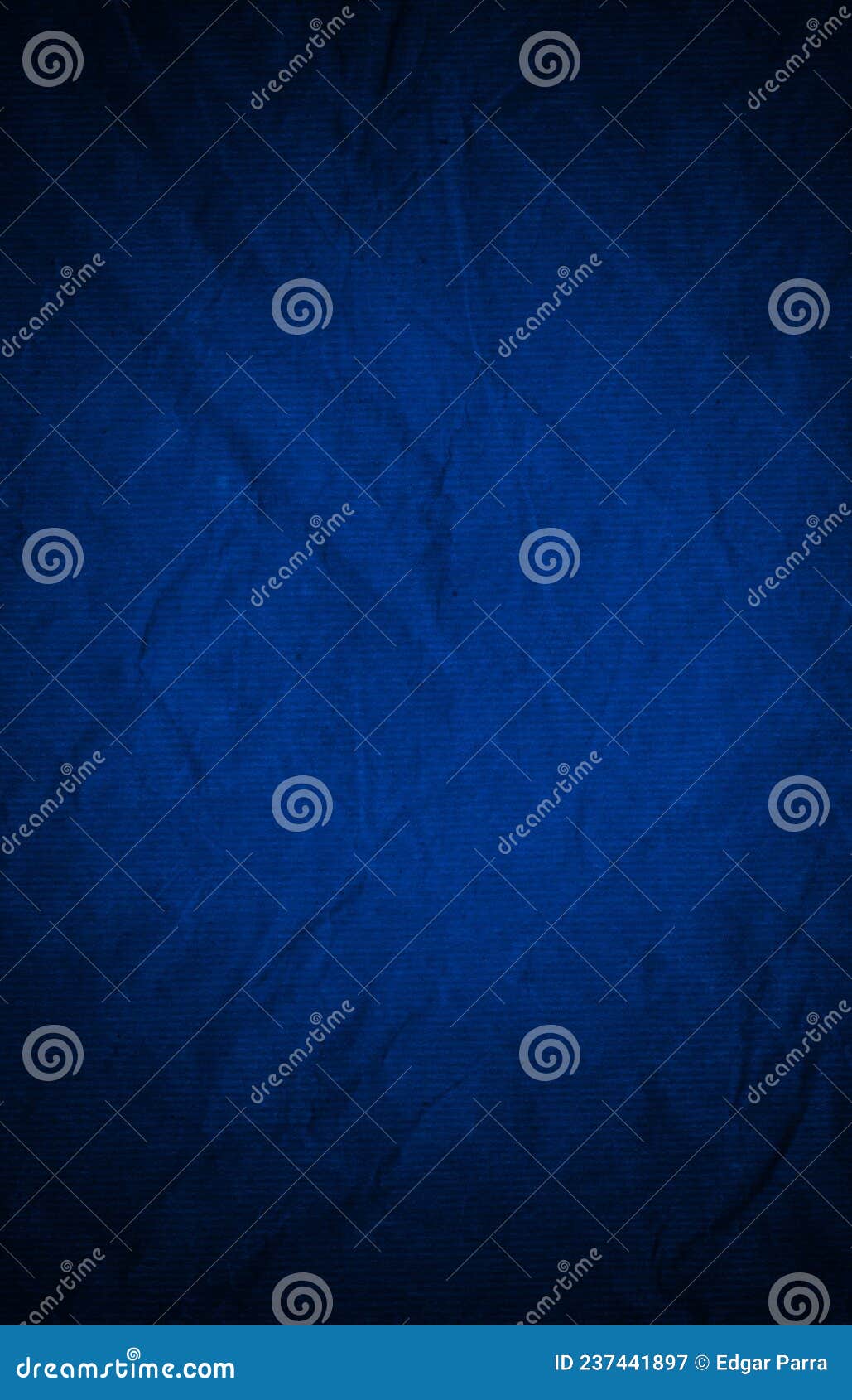 Rough Navy Blue Paper Texture. Blue Crumpled Paper Texture and
