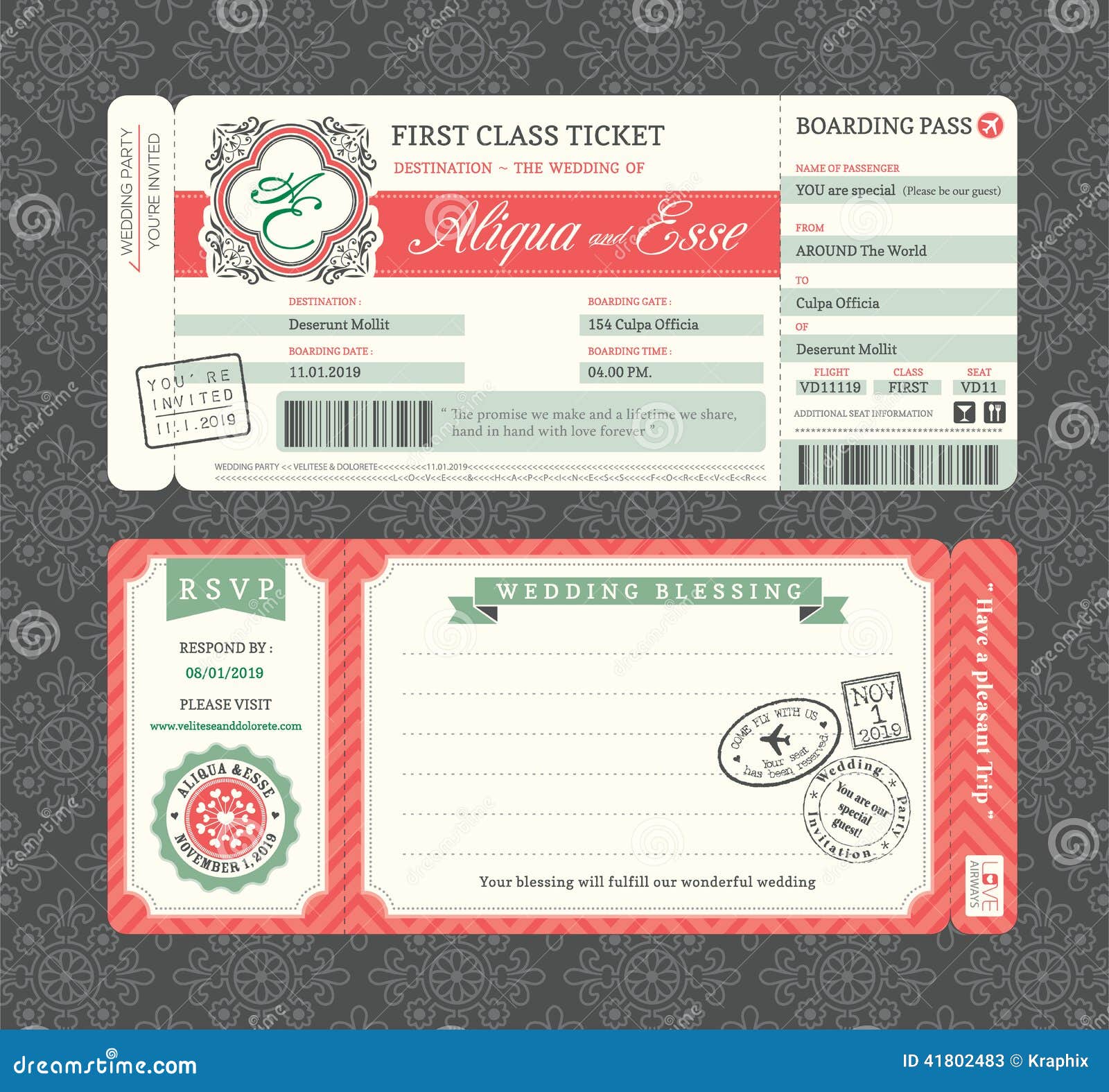 Printable Train Ticket Template from thumbs.dreamstime.com