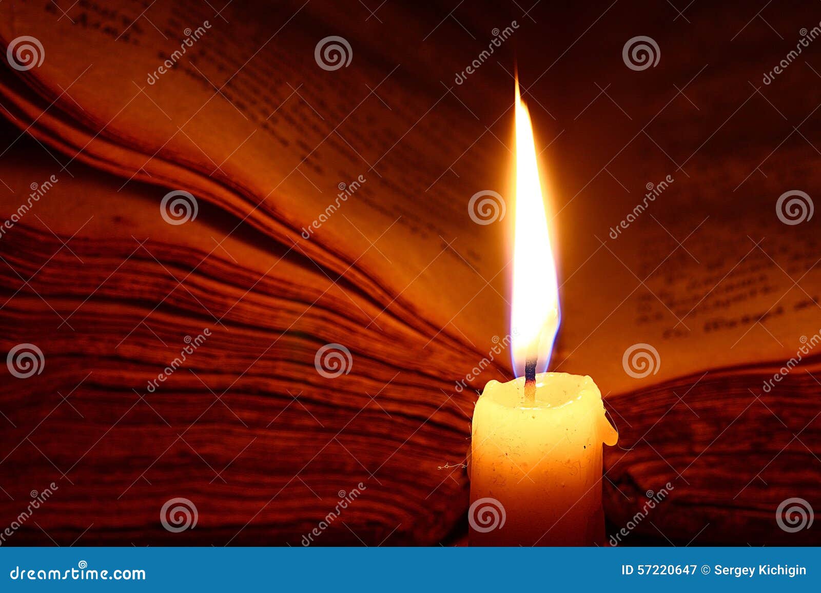 Book Pen Candle Romance Stock Image 90654925
