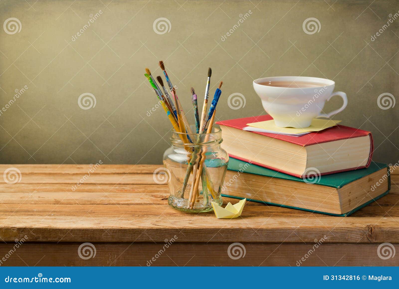 The wall lamp’s design was inspired by marine motifs such ... Vintage Books, Cup Of Tea Royalty Free Stock Image - Image ...