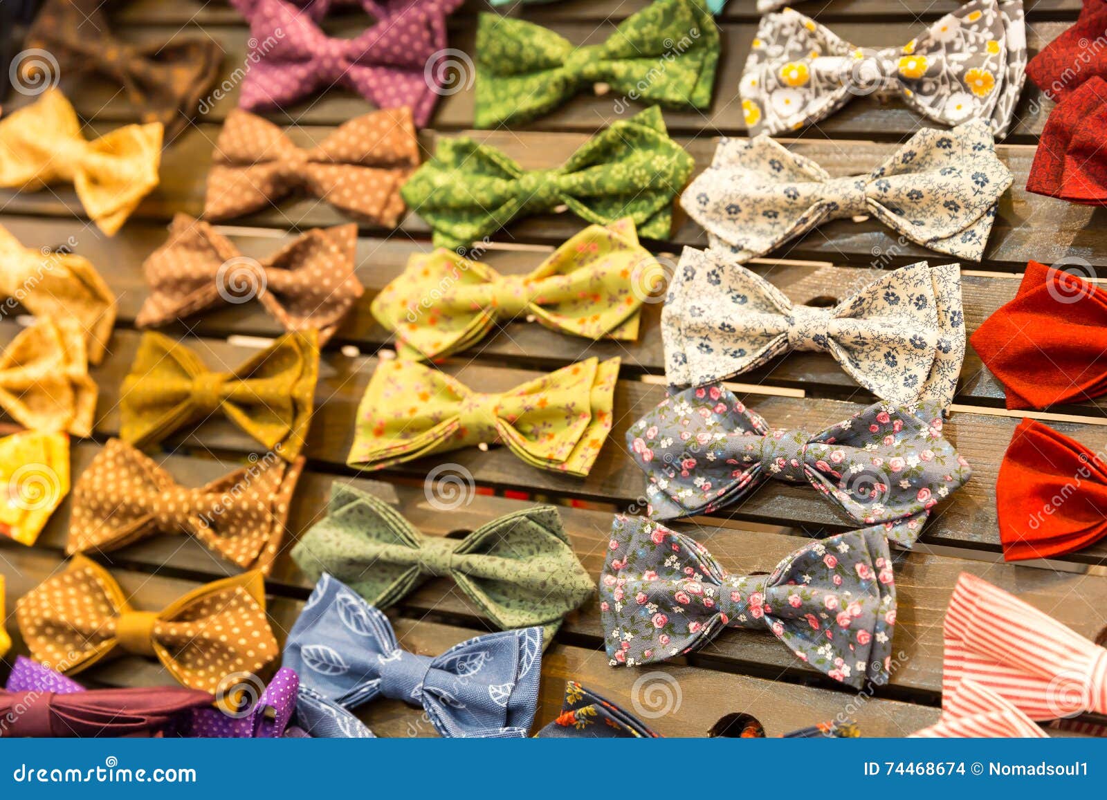Vintage bow-ties stock photo. Image of oldfashioned, style - 74468674