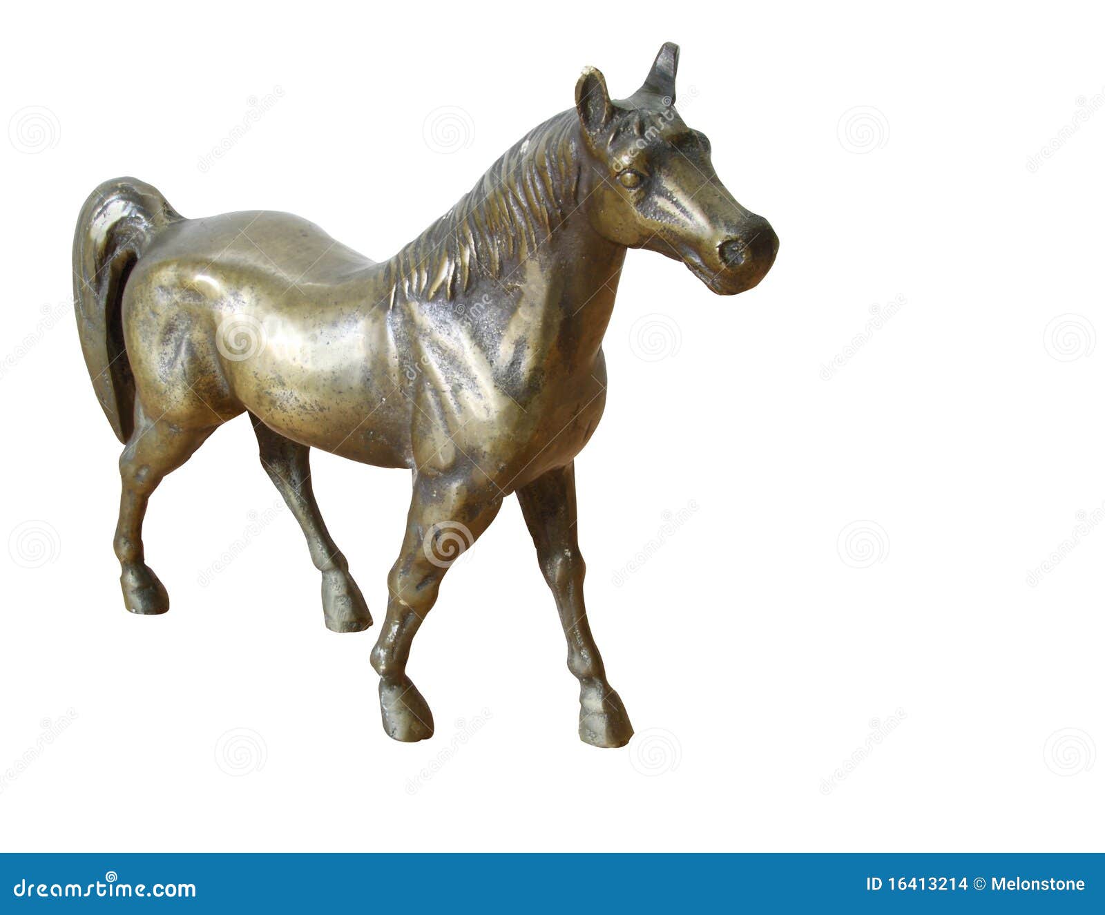 Vintage Brass Horse Stock Images Image 16413214