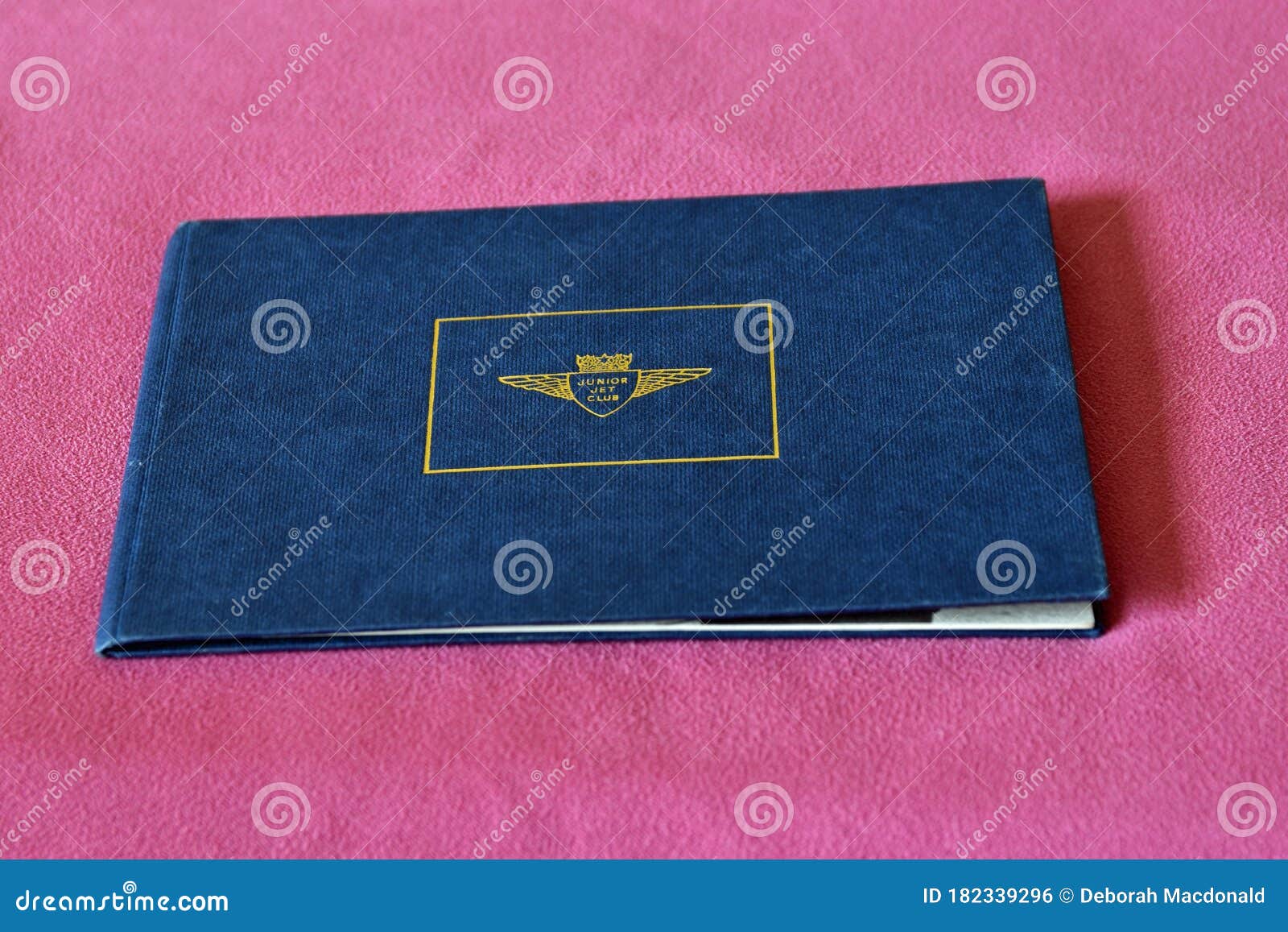 Vintage British Airways Junior Jet Club Logbook on Pink Background  Editorial Photo - Image of british, logo: 182339296