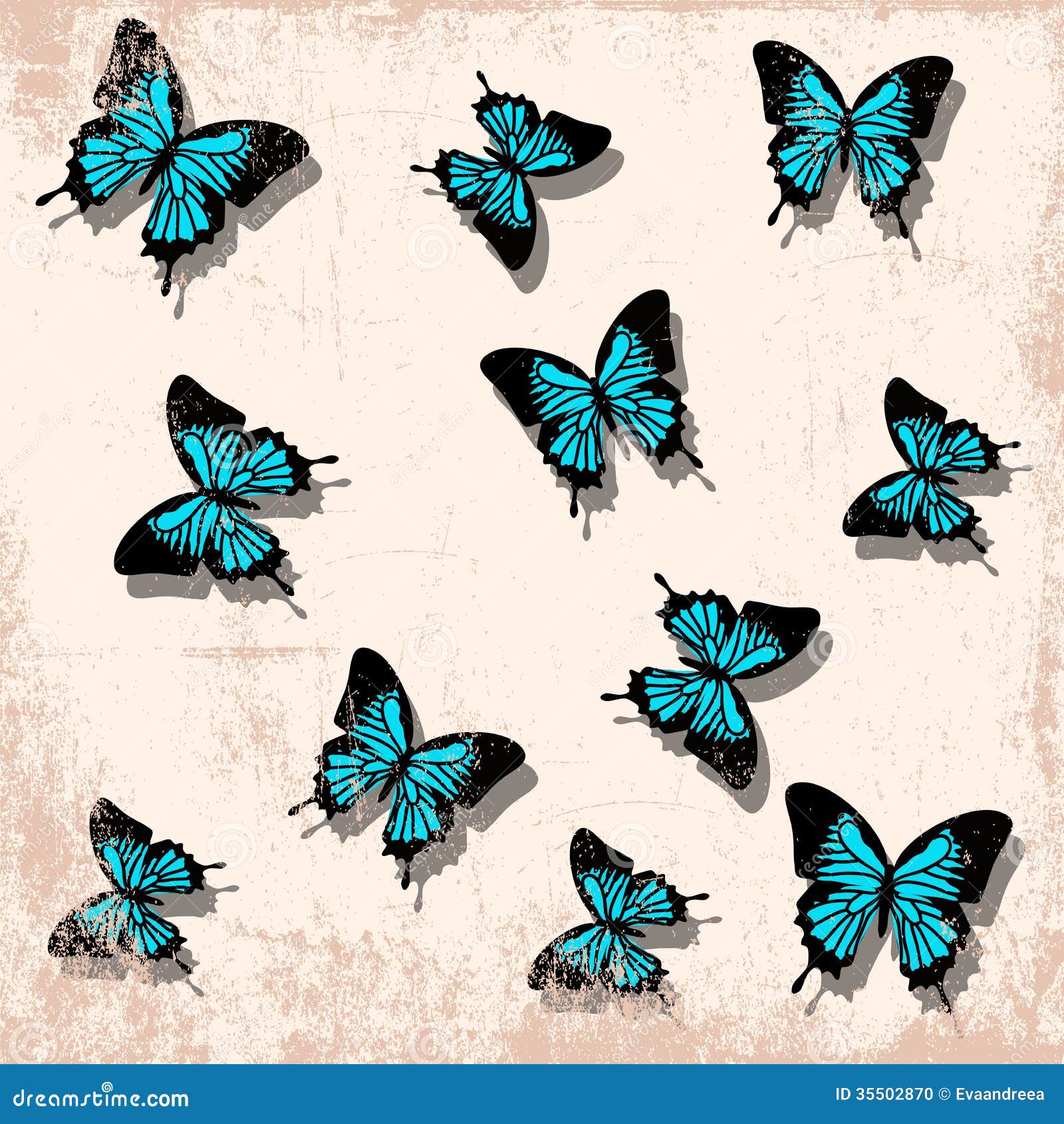 Download Vintage Butterfly Backgrounnd Stock Vector - Illustration ...