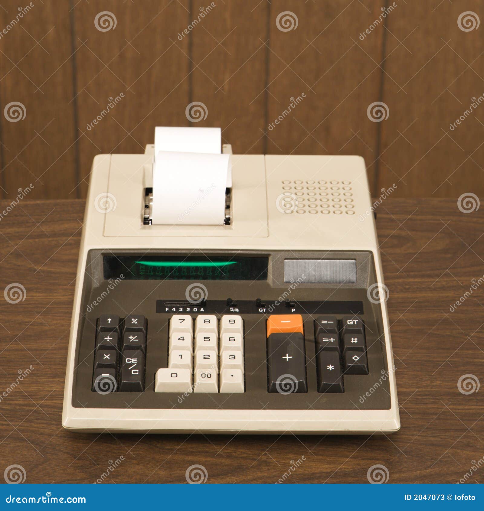 Vintage calculator stock image. Image of photograph, desk 2047073