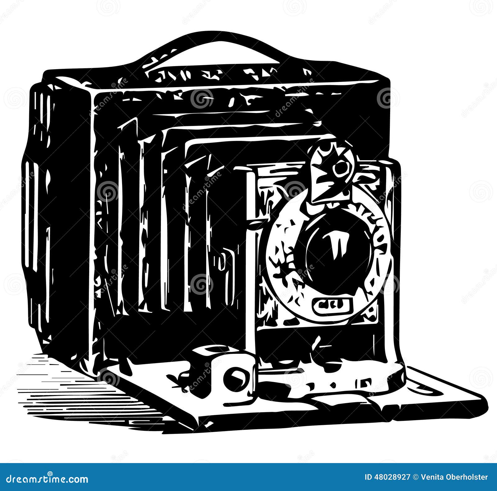 Vintage Camera Illustration Stock Illustration ...
